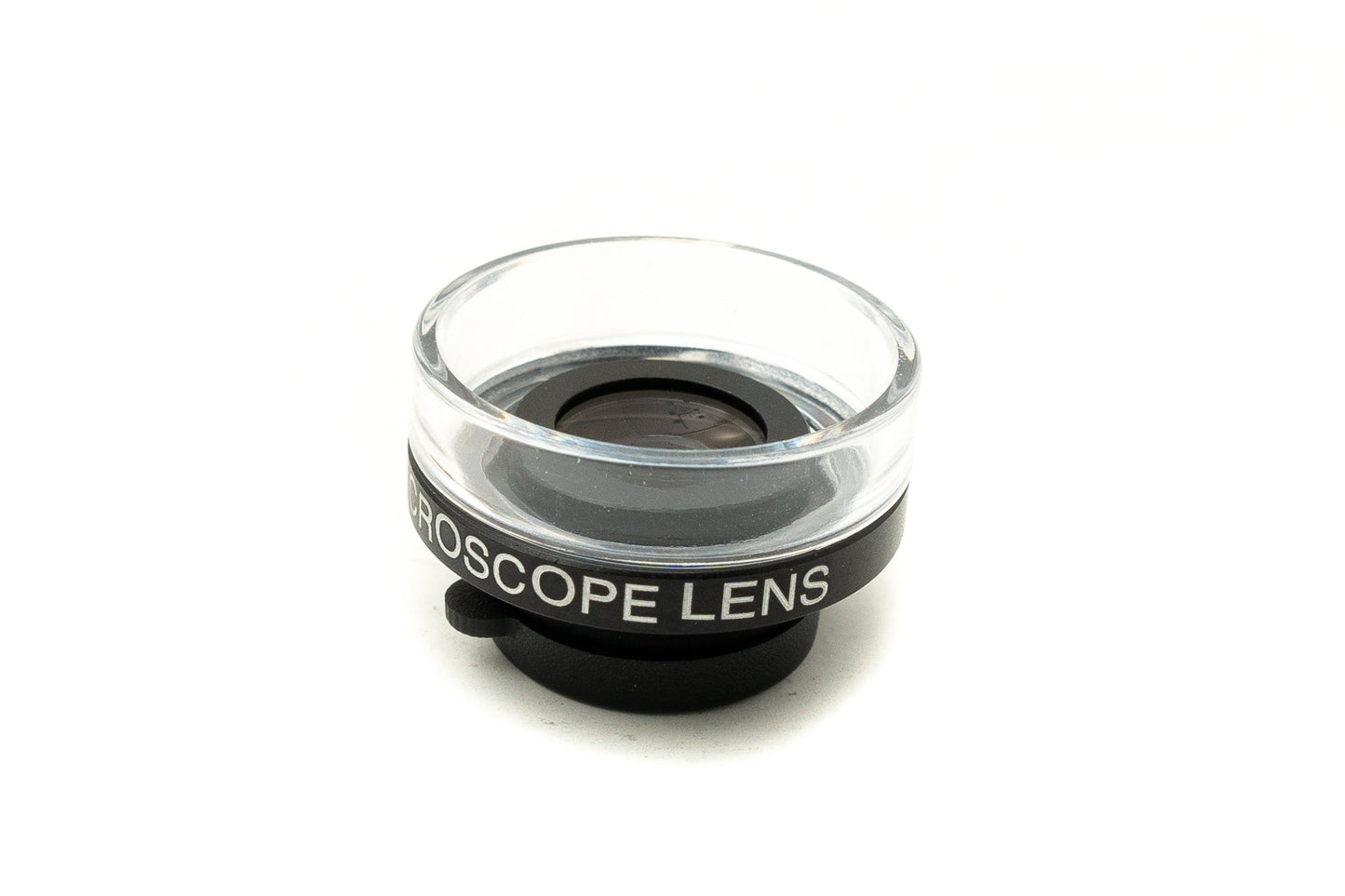 SYSTEM-S Super Makro Linse 30x 37 mm Mikroskop Filter mit Hülle für iPhone 15 Pro