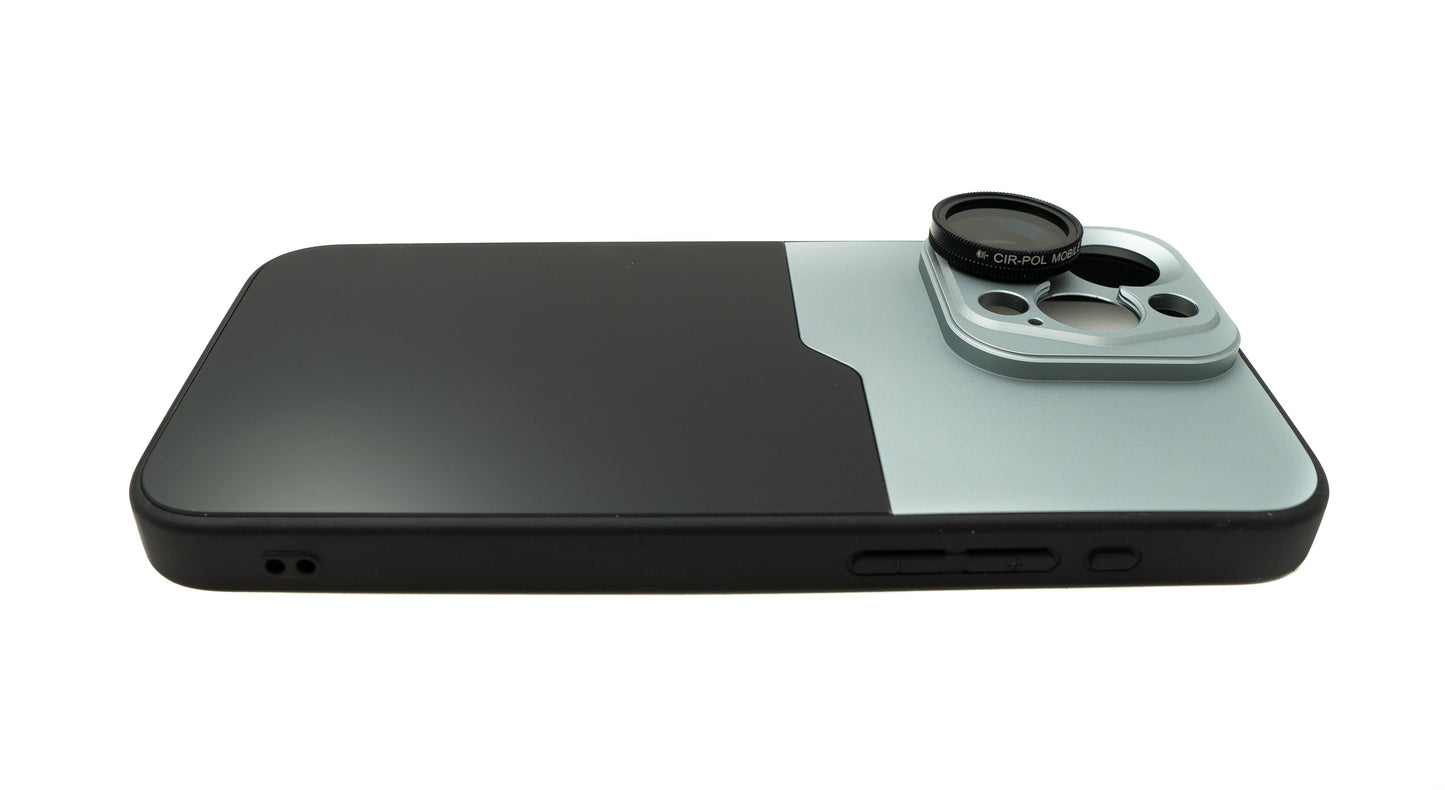 SYSTEM-S CPL Filter 37 mm Circular Polarizer Lens with Case for iPhone 15