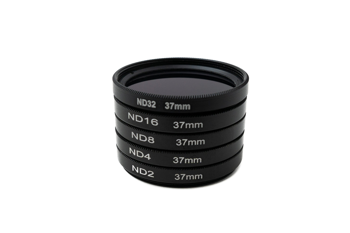 SYSTEM-S ND Filter Set 37 mm Neutraldichte mit Gewinde Hülle und Tasche für iPhone 15 Pro