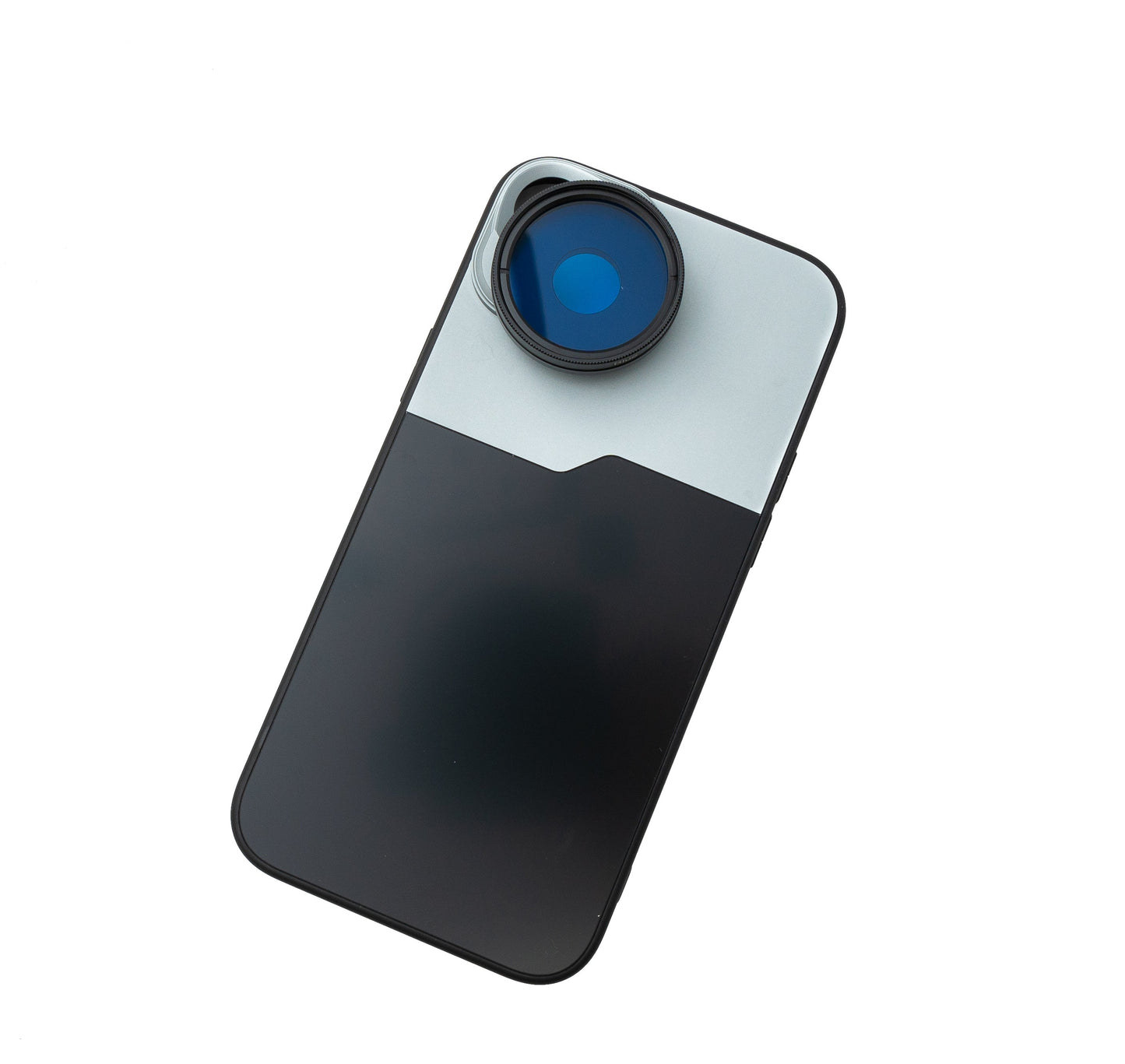 SYSTEM-S Farbfilter Set 37 mm 6 Stück Farbe Linse Filter mit Gewinde Hülle für iPhone 15 Plus