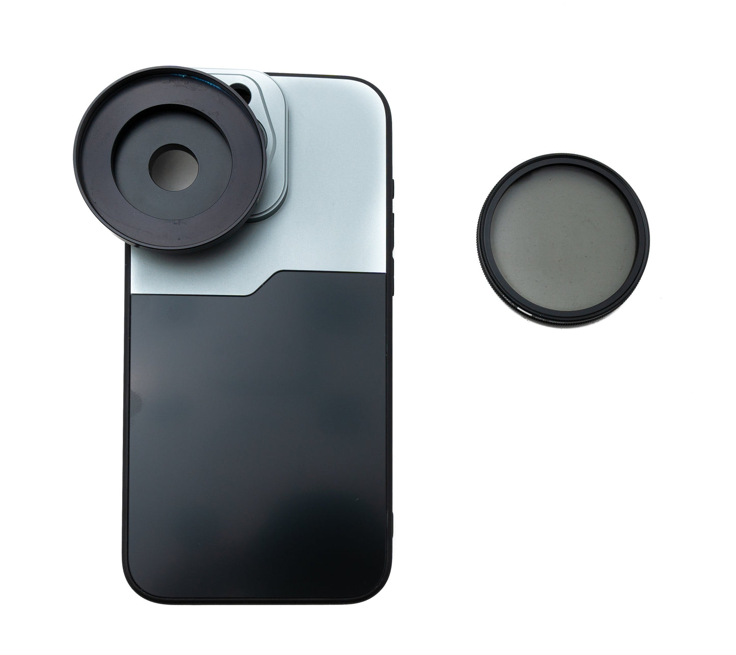 SYSTEM-S CPL Filter 52 mm Circular Polarizer Lens with Thread Case for iPhone 15 Pro Max