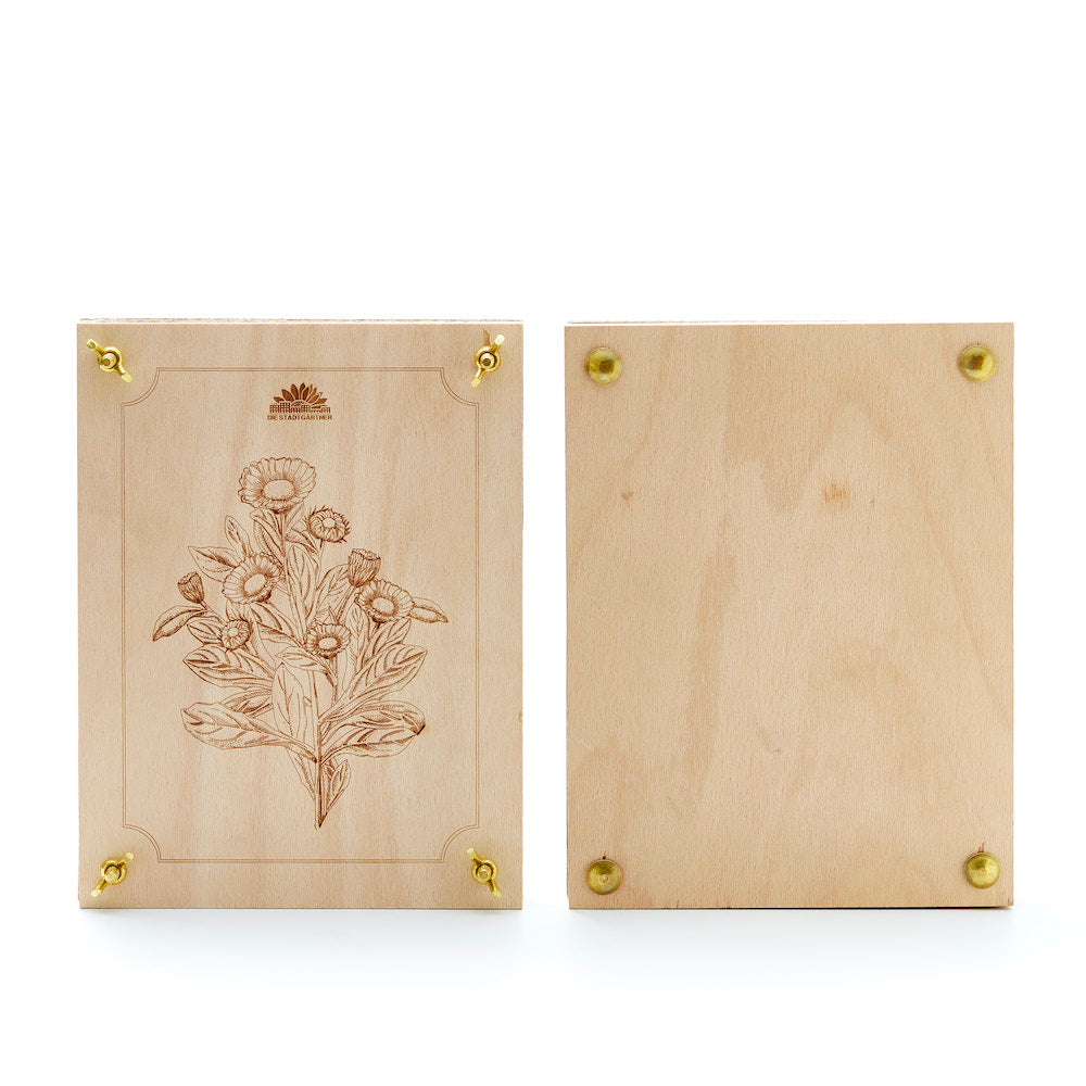 Flower press for flowers, blossoms & co.