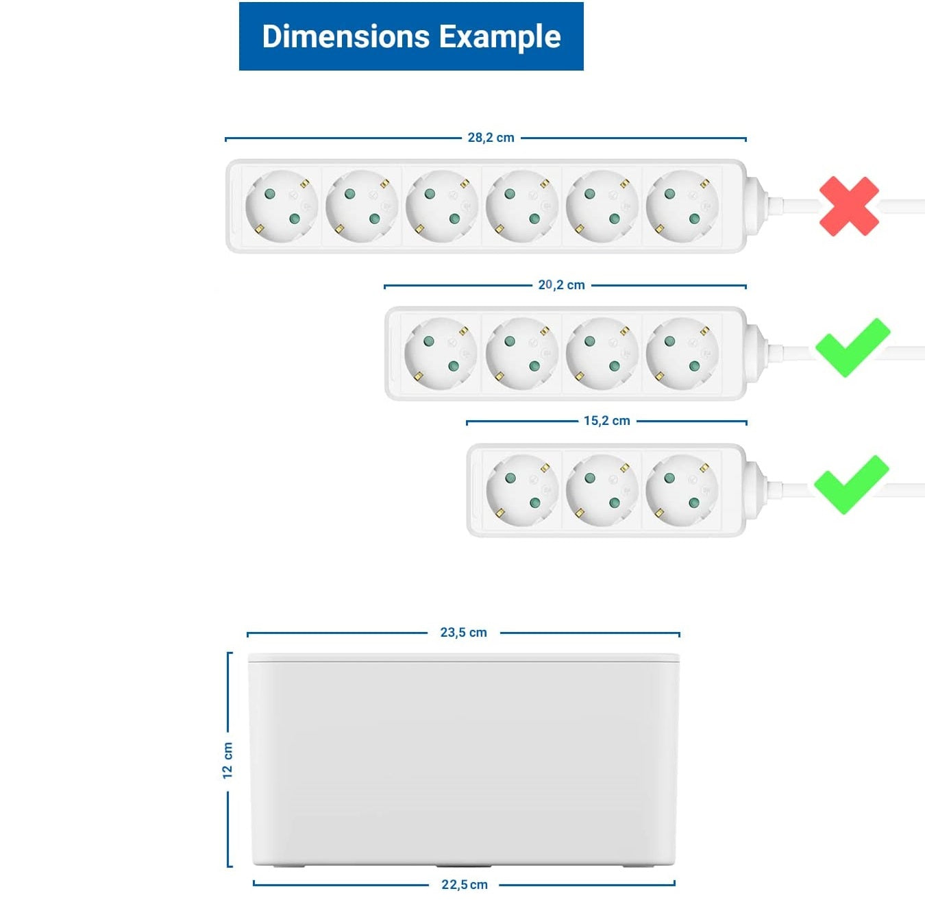 Cable Management Box Cable Organizer