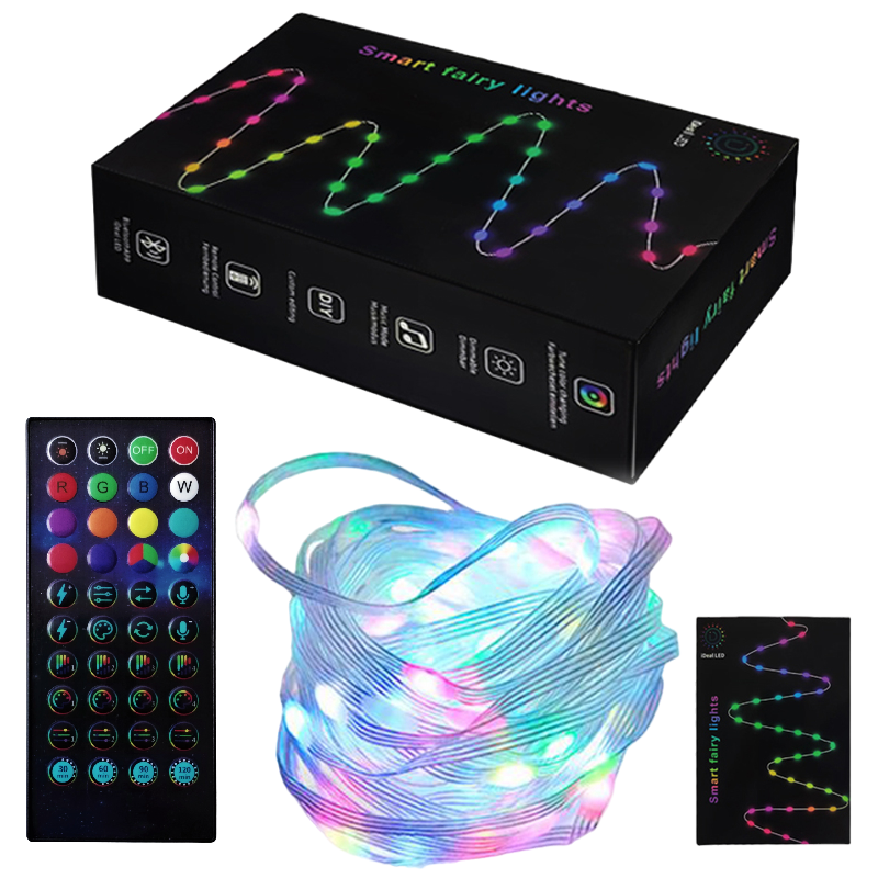 Fairy Lights Christmas Lights Smart LED Strip App Music Alexa RGB 5m USB Waterproof
