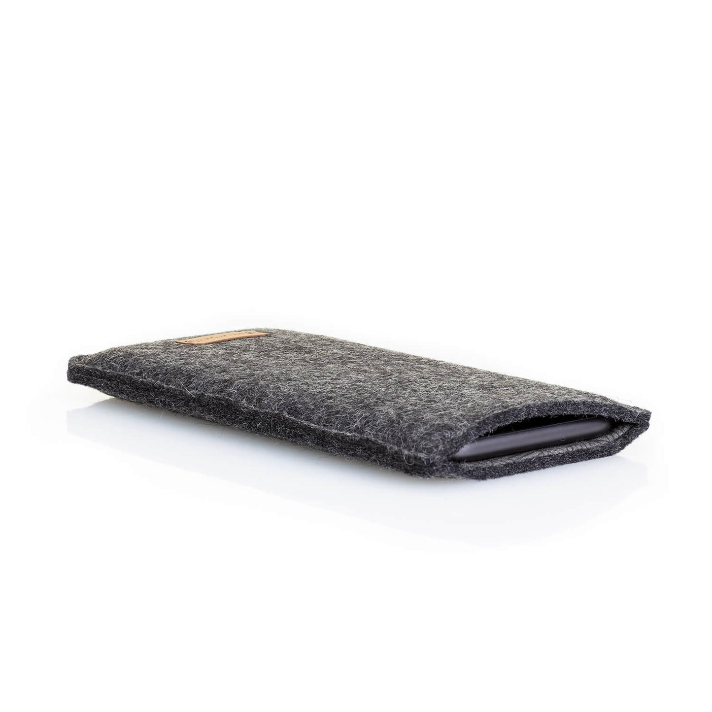 Handytasche mit Kartenfach für Xiaomi 14 Ultra | anthrazit - tracks | Modell "ZIP"