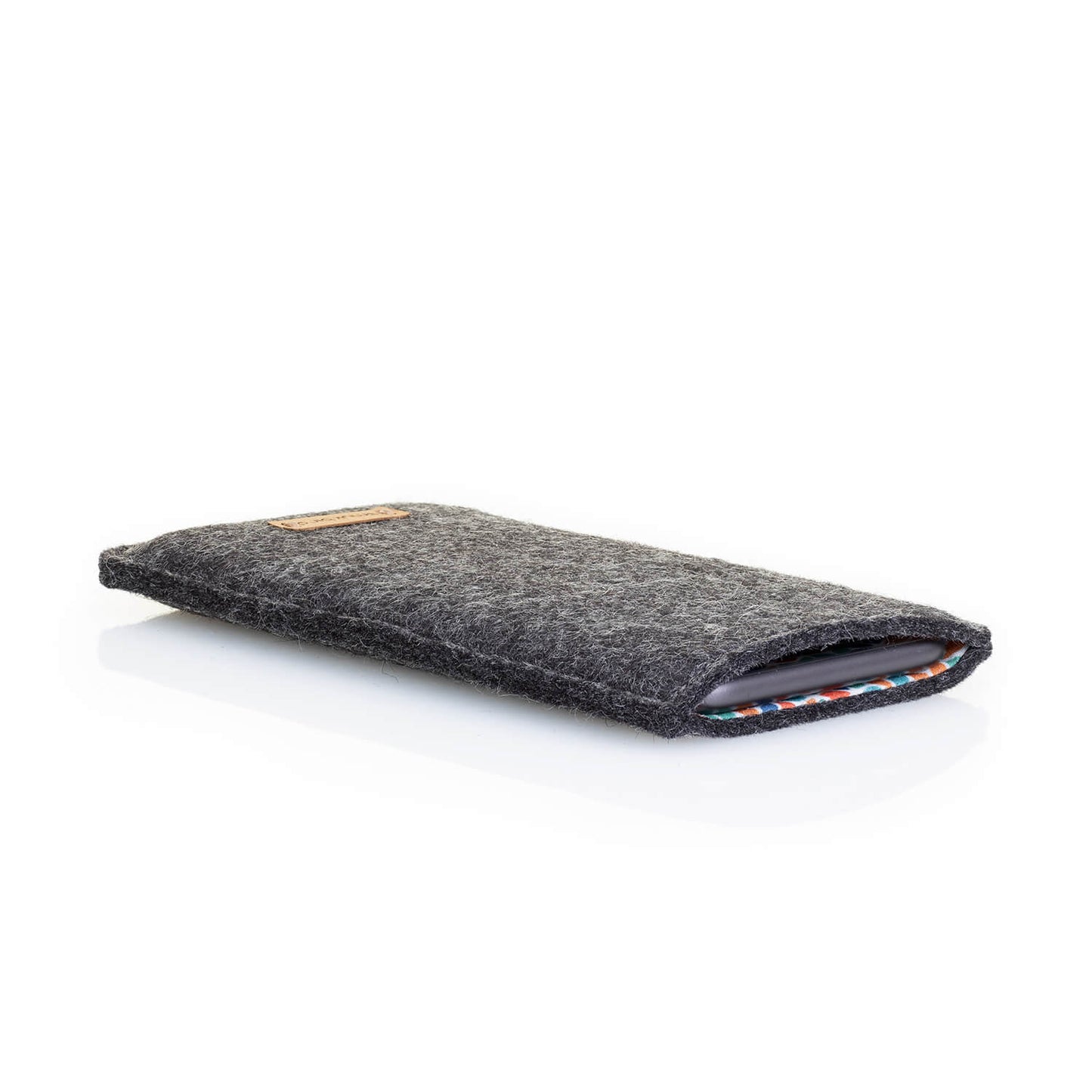 Handytasche mit Kartenfach für OnePlus Nord CE 3 Lite | anthrazit - colorful | Modell "ZIP"