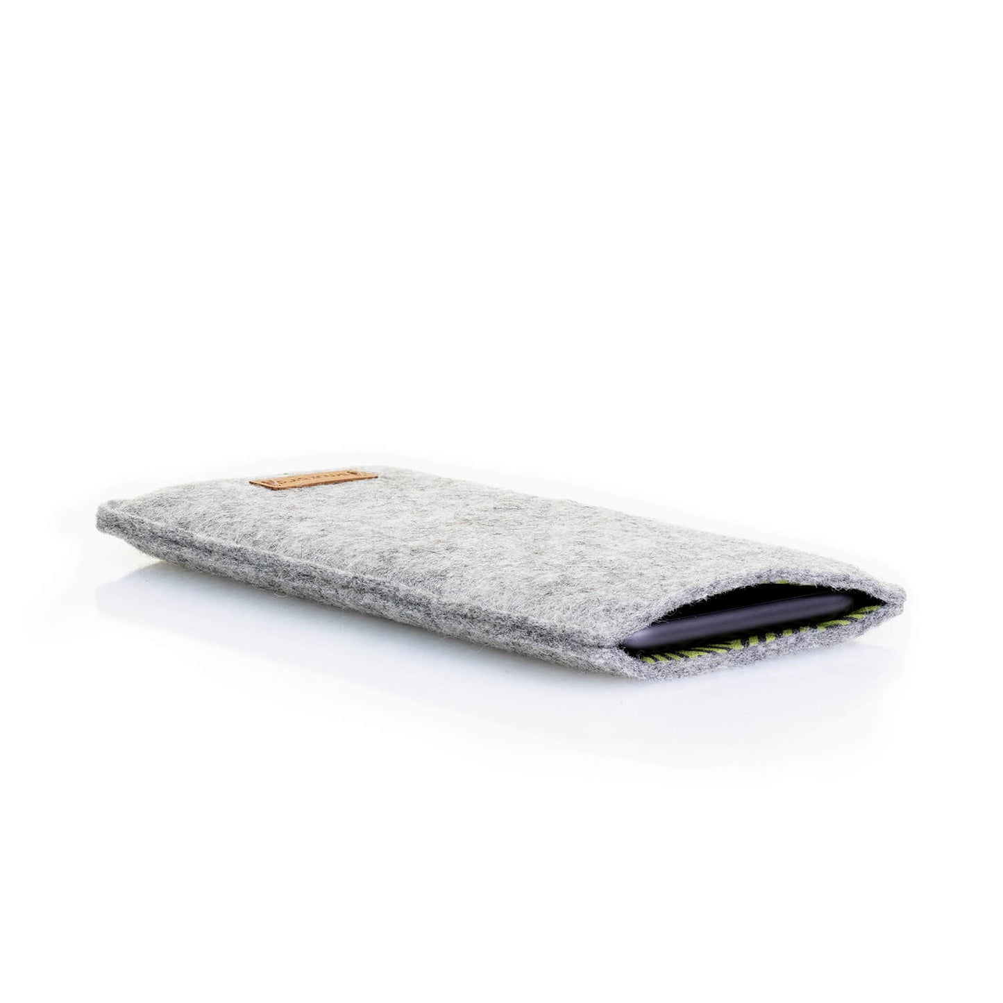 Handytasche mit Kartenfach für Sony Xperia 10 V | hellgrau - stripes | Modell "ZIP"