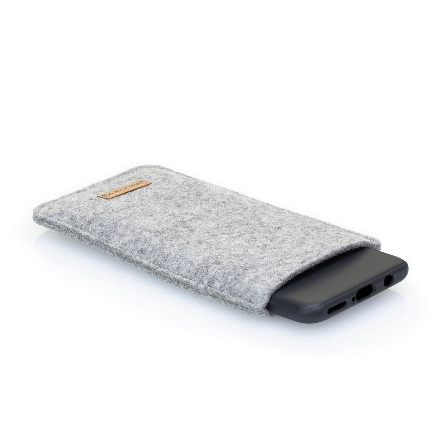 Handytasche mit Kartenfach für Samsung Galaxy S23 Ultra | hellgrau - bloom | Modell "ZIP"