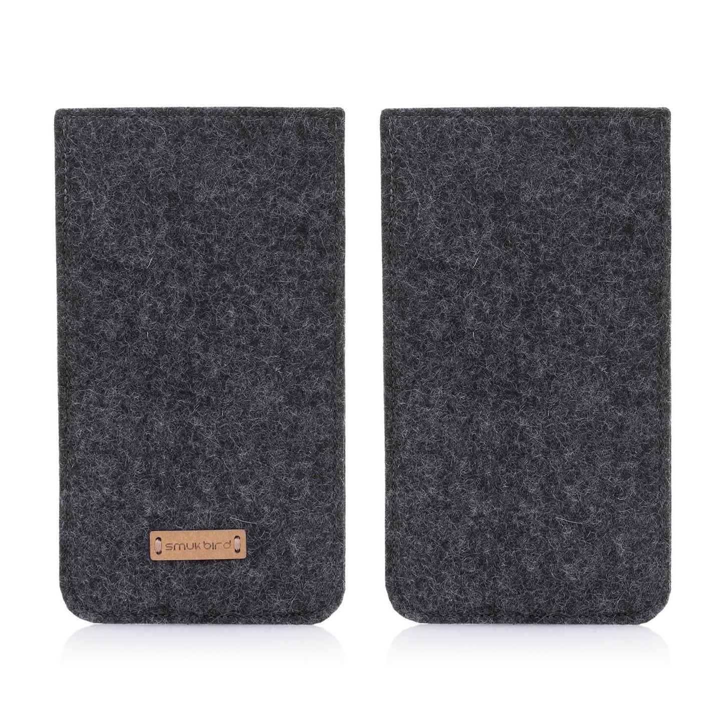 Handytasche für Xiaomi 14 Pro | aus Filz und Bio-Baumwolle | anthrazit - colorful | Modell "LET"