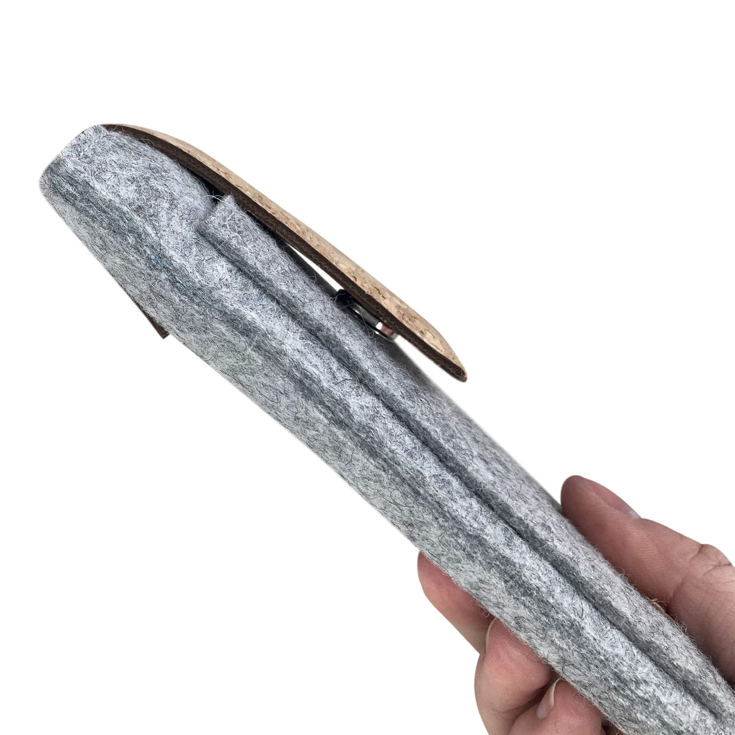 Hülle für Kindle Colorsoft 1. Gen | mit Magnetverschluss und extra Fach | hellgrau - Stipes | Modell "HAKA"