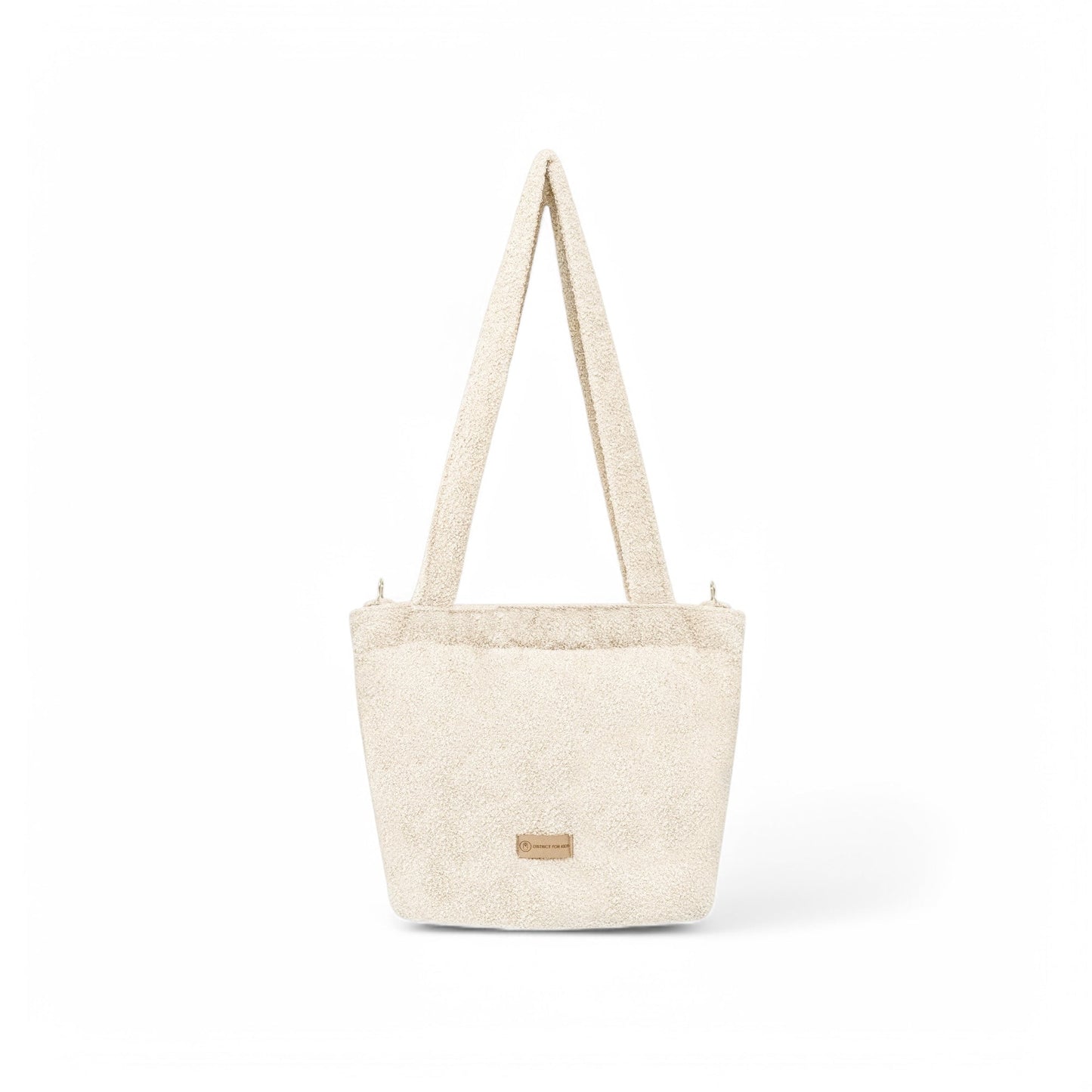 Wickeltasche Boucle Teddystoff für den Kinderwagen - Mom bag