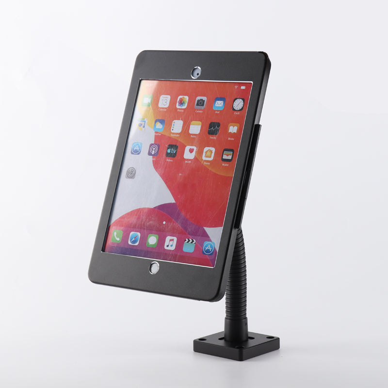 SYSTEM-S Tischständer Halterung abschließbar flexibel für iPad 7 8 9 10.2" (2019 2020 2021) A2270 A2428 A2429 A2430 A2197 A2200 A2198 A2199 A2602 A2604 A2603 A2605