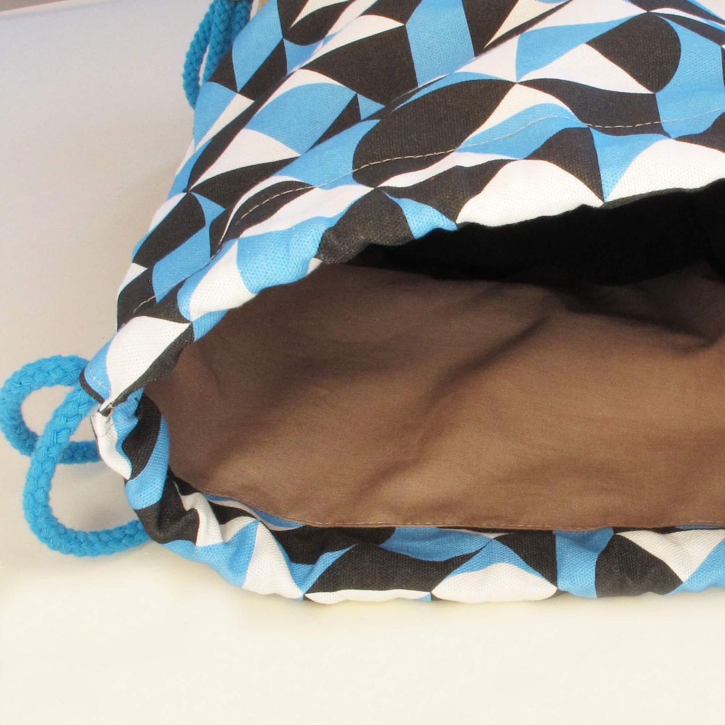 Turnbeutel für Kinder, kleiner Rucksack | aus Baumwolle und Kork | Shapes