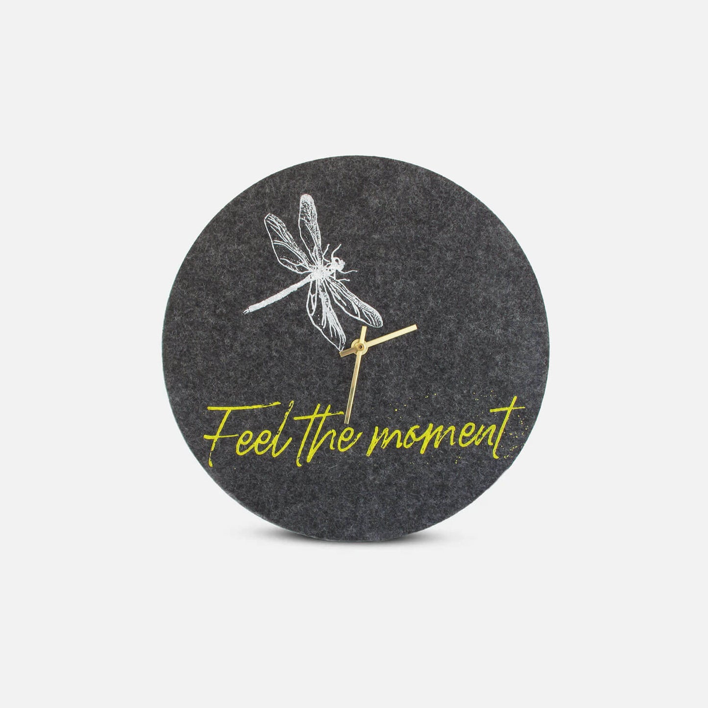 Felt and cork wall clock, 30 cm | Design "Moment" by Anja Streese