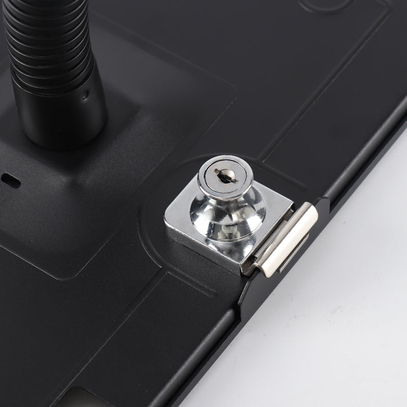SYSTEM-S Tischständer Halterung abschließbar flexibel für iPad 7 8 9 10.2" (2019 2020 2021) A2270 A2428 A2429 A2430 A2197 A2200 A2198 A2199 A2602 A2604 A2603 A2605