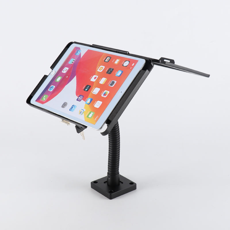 SYSTEM-S Tischständer Halterung abschließbar flexibel für iPad 7 8 9 10.2" (2019 2020 2021) A2270 A2428 A2429 A2430 A2197 A2200 A2198 A2199 A2602 A2604 A2603 A2605