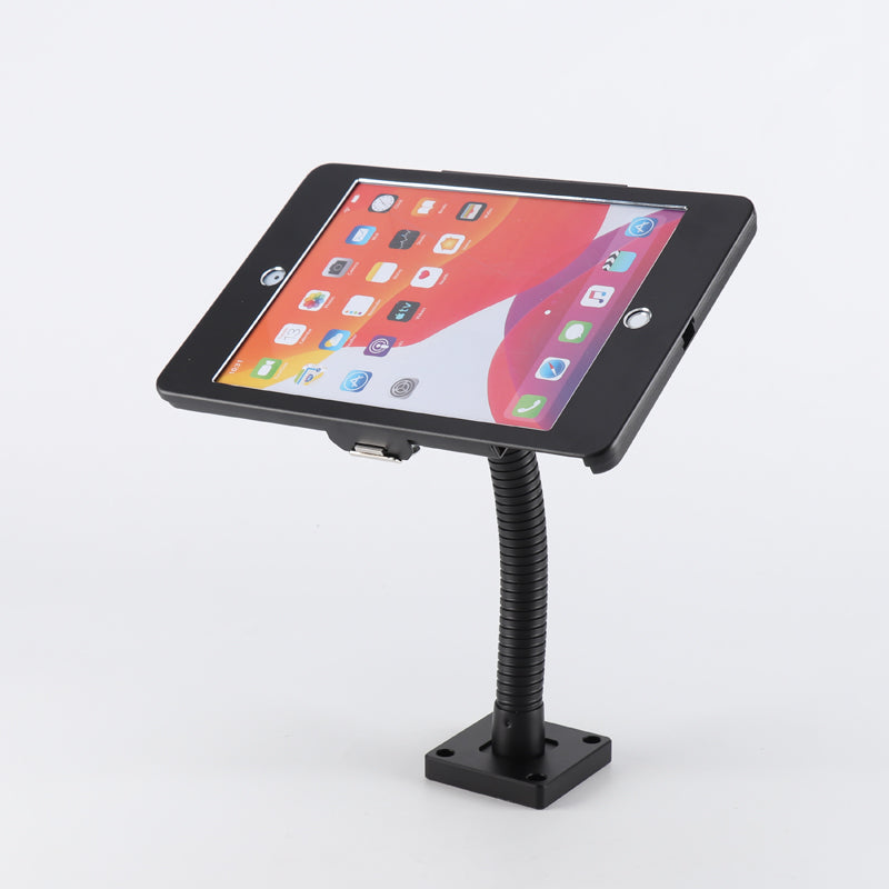 SYSTEM-S Tischständer Halterung abschließbar flexibel für iPad 7 8 9 10.2" (2019 2020 2021) A2270 A2428 A2429 A2430 A2197 A2200 A2198 A2199 A2602 A2604 A2603 A2605
