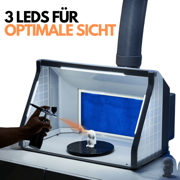 Extraction system airbrush spray booth paint booth 9m³/min