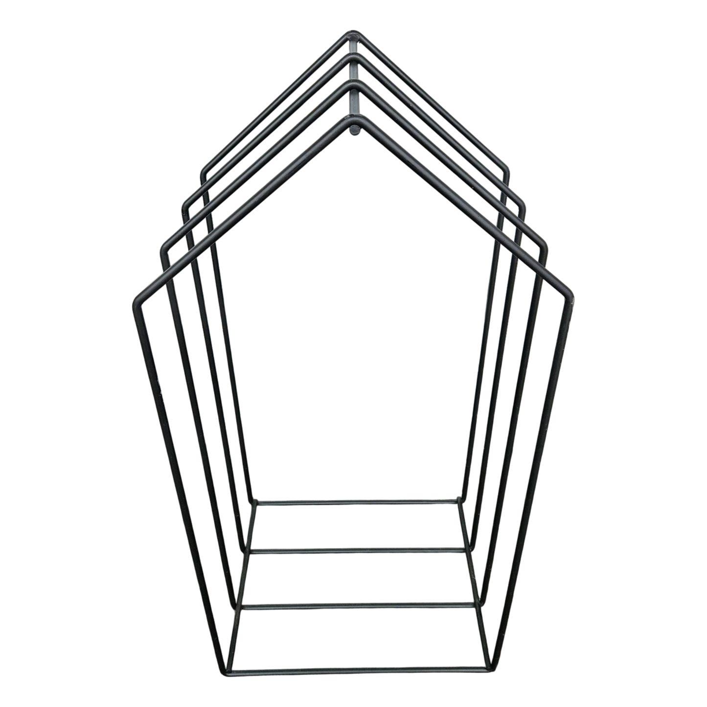 Kaminholzregal Kaminregal Holzregal schwarz Haus Massiv Metall schwarz 79x39x30