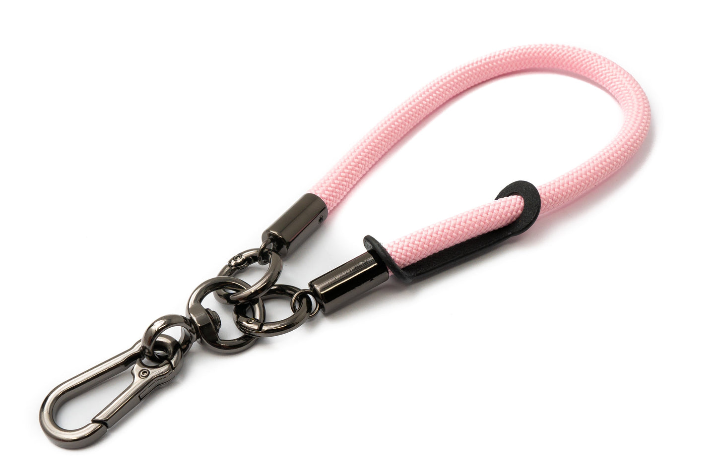 SYSTEM-S Handgelenk Schlaufe Armband für Smartphone Hülle aus Nylon in Pink