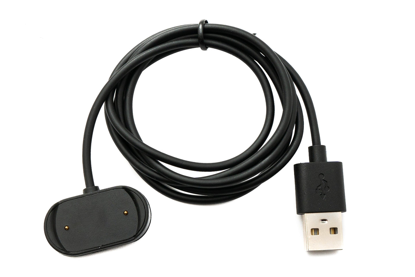 SYSTEM-S USB 2.0 Kabel 100 cm Ladekabel für Amazfit Cheetah Pro Smartwatch in Schwarz