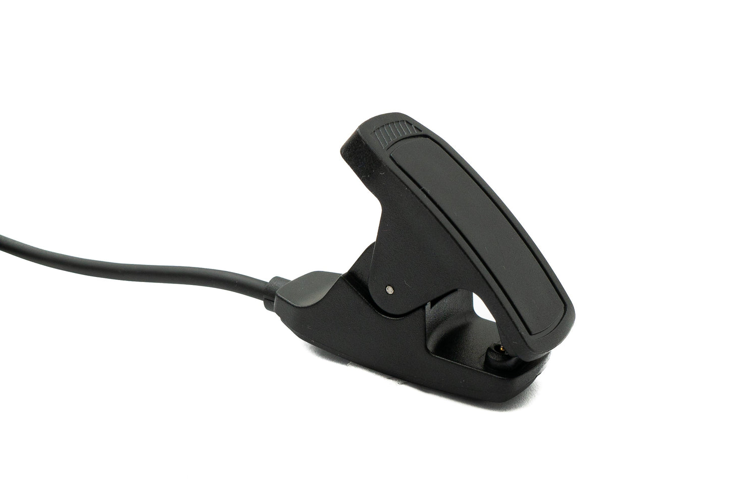 SYSTEM-S USB 2.0 Kabel 100 cm Ladekabel Klemme für Garmin Descent MK3 MK3i Smartwatch in Schwarz