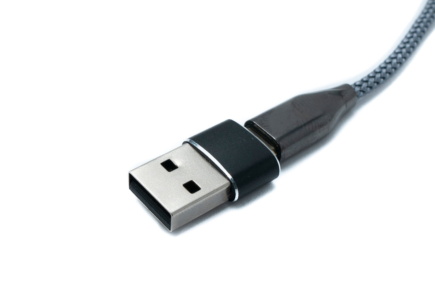 SYSTEM-S Audio Decoder Kabel 10 cm USB 3.1 Typ C Stecker zu Stecker geflochten Adapter für DAC oder AMP