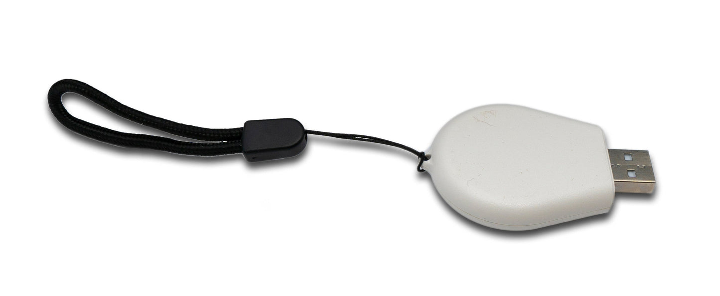 SYSTEM-S USB 2.0 adapter charging station for Honor Watch GS4 Smartwatch cable in white