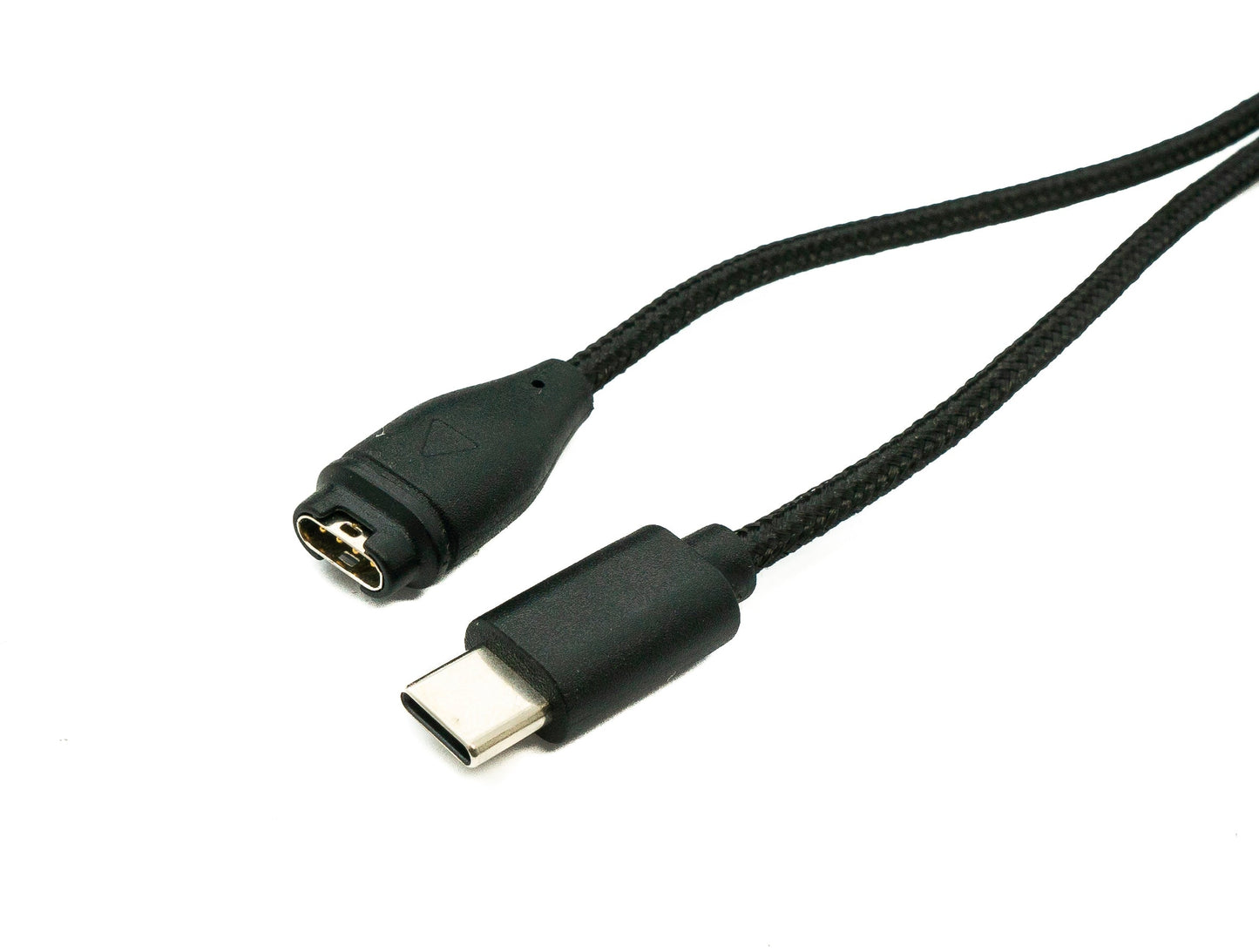 SYSTEM-S USB 2.0 Kabel 120 cm Y Ladekabel für Garmin Bounce Smartwatch Smartphone in Schwarz