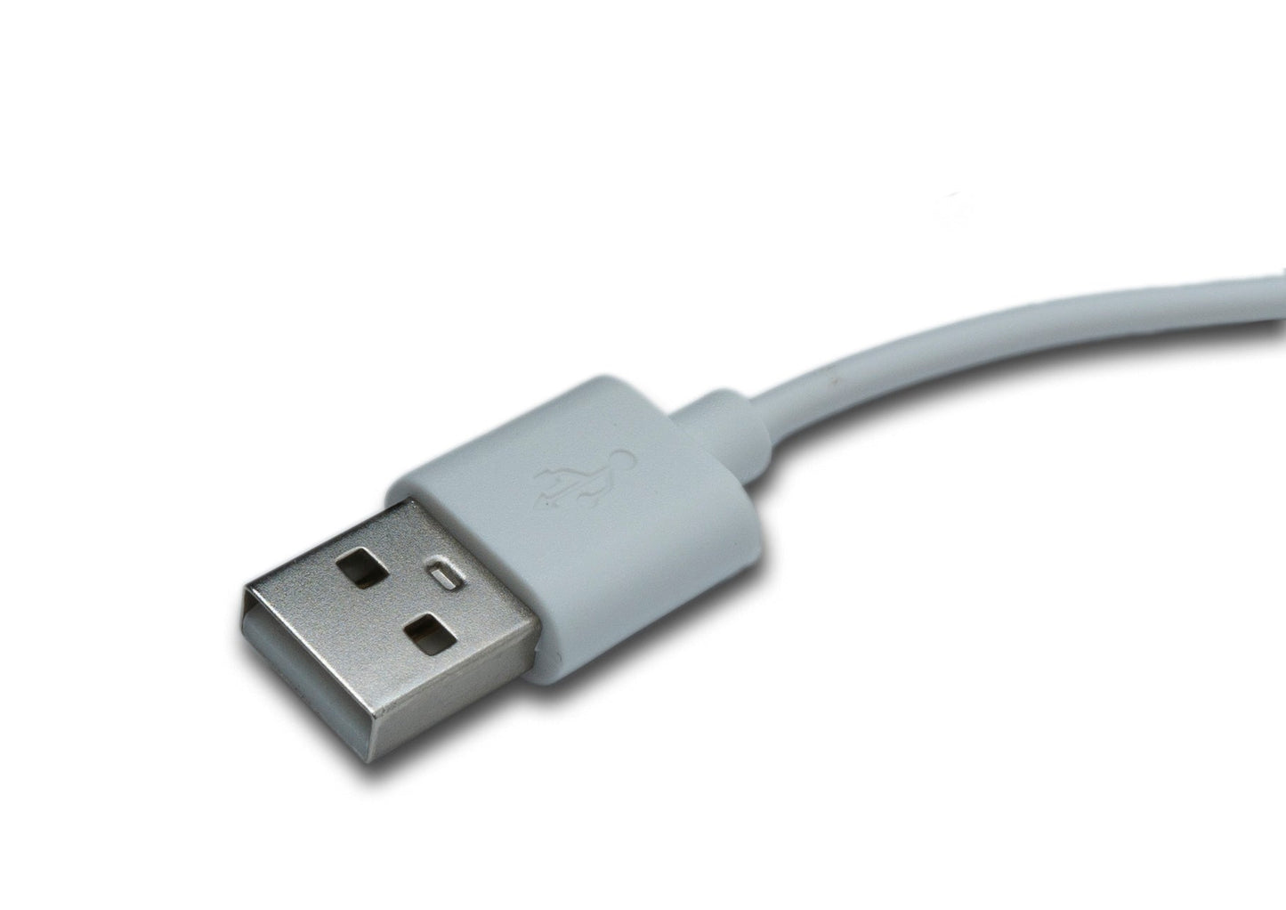 SYSTEM-S USB 2.0 Kabel 100 cm Ladekabel für Xplora X6 Play Smartwatch in Weiß