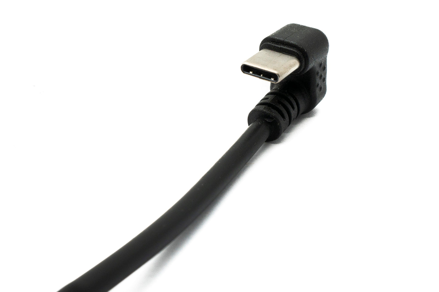 SYSTEM-S USB 3.1 Kabel 30 cm Typ C Stecker zu 2.0 Micro B Buchse 180° U Turn Winkel Adapter