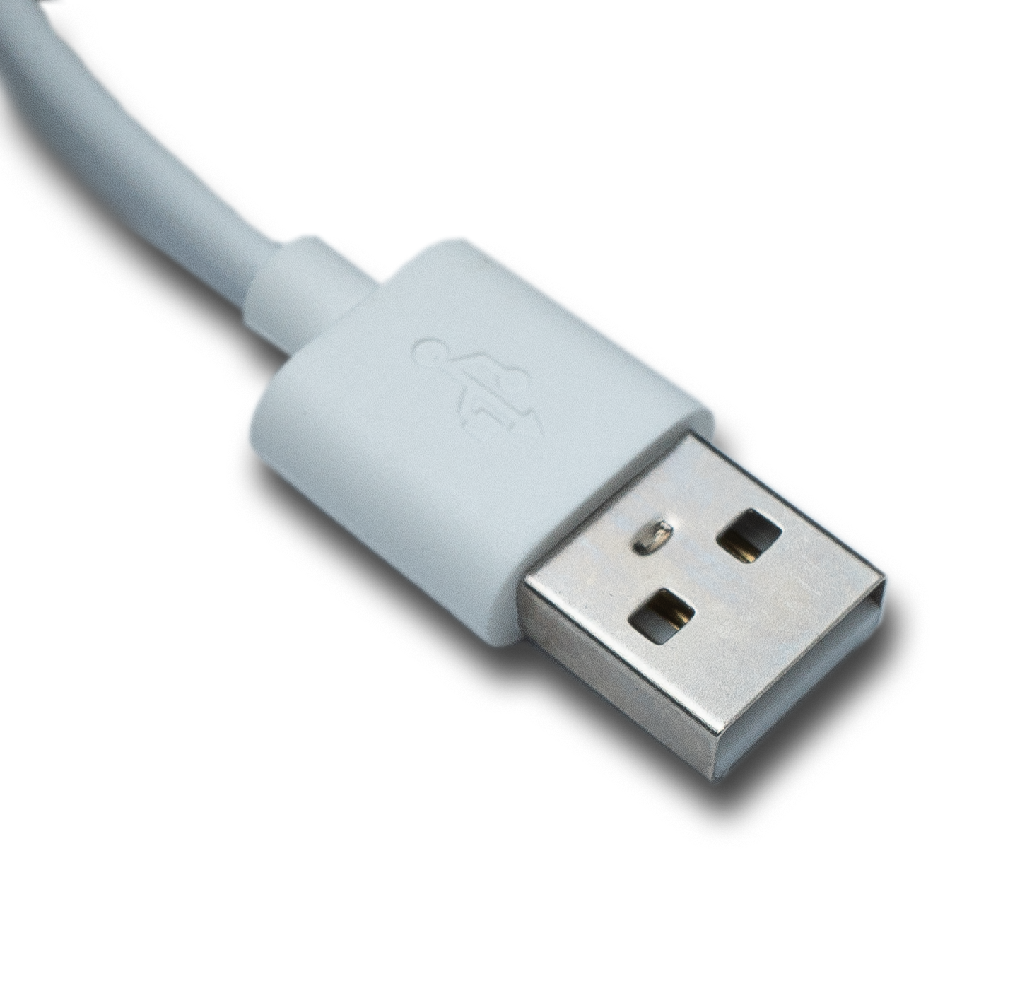 SYSTEM-S USB 2.0 Kabel 100 cm Ladestation für VIVO Watch 3 Smartwatch in Weiß