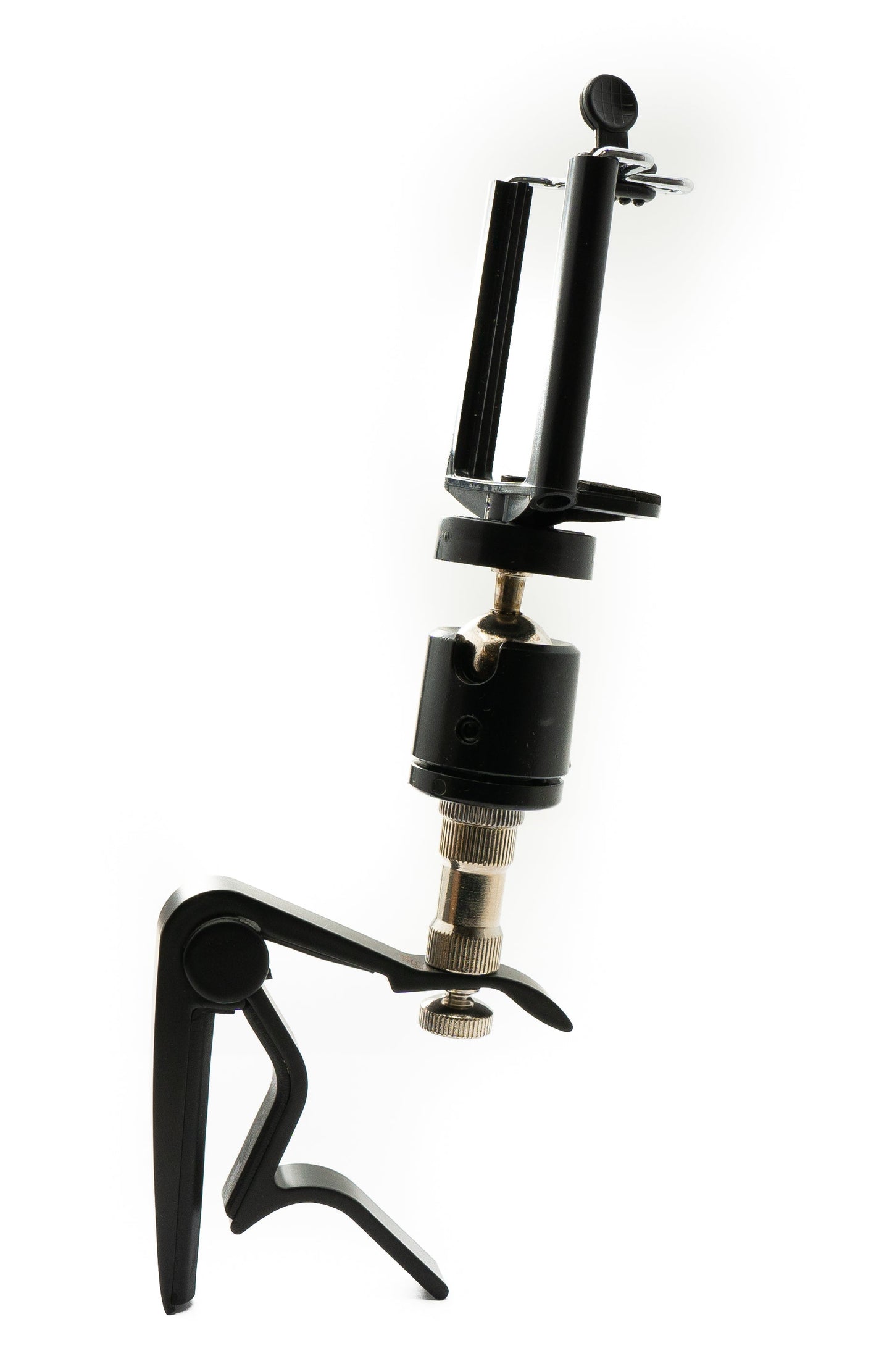 SYSTEM-S Gitarre Halterung Instrument Befestigung Klemme Kadopaster für Smartphone 5,5 bis 7 cm