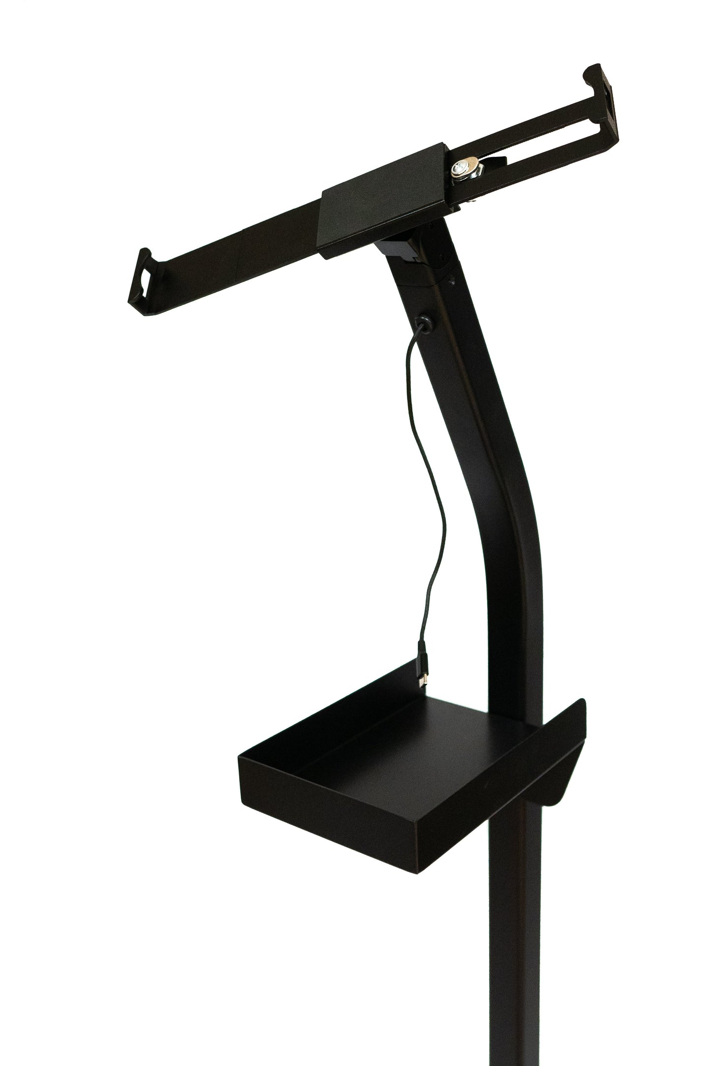 SYSTEM-S Boden Ständer 120 cm 360° drehbar 180° neigbar Halterung abschließbar für Tablets von 9.0" bis 13.0"