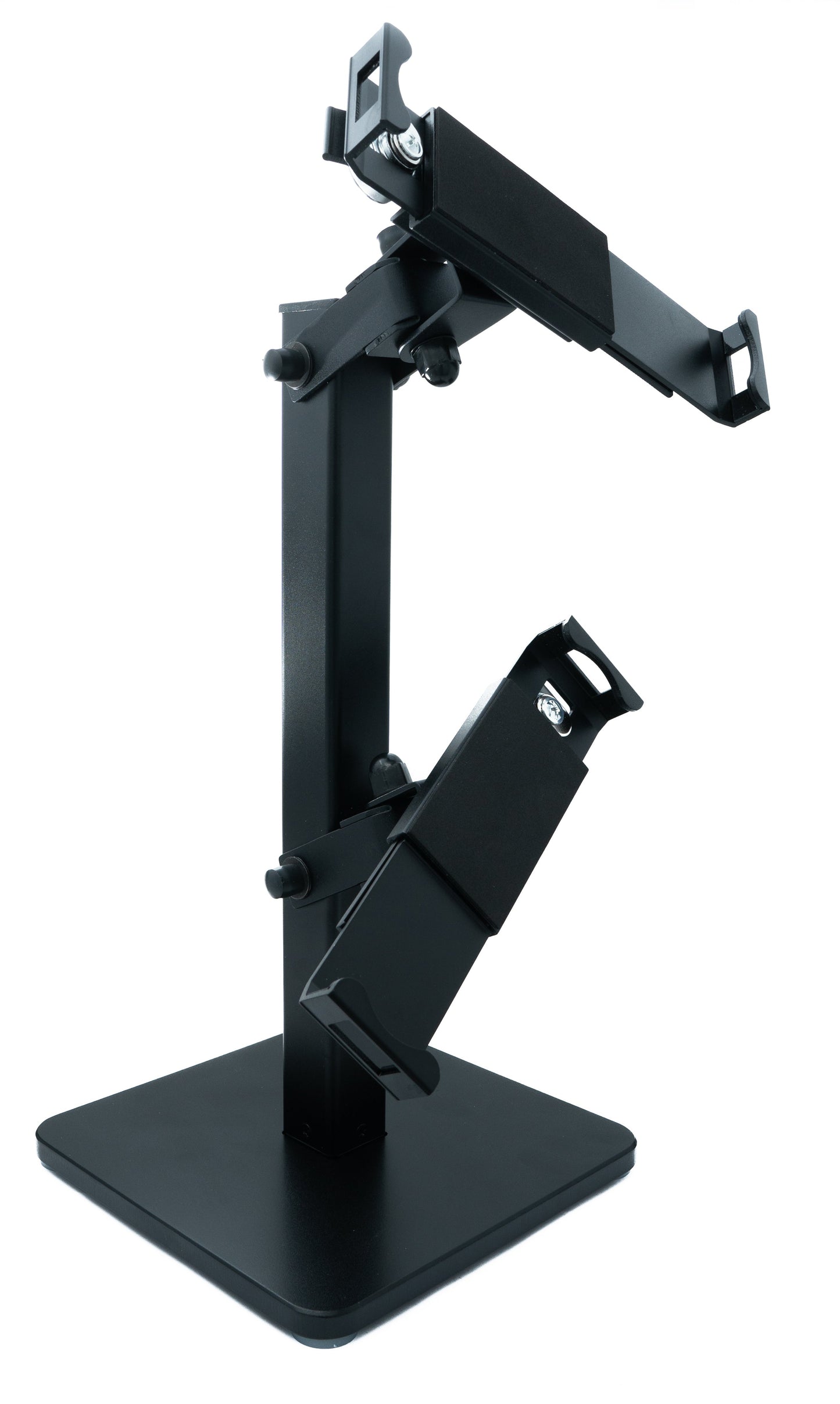 SYSTEM-S Tischständer Dual 360° drehbar 180° neigbar Halterung abschließbar für Tablets von 8.0" bis 11.0"