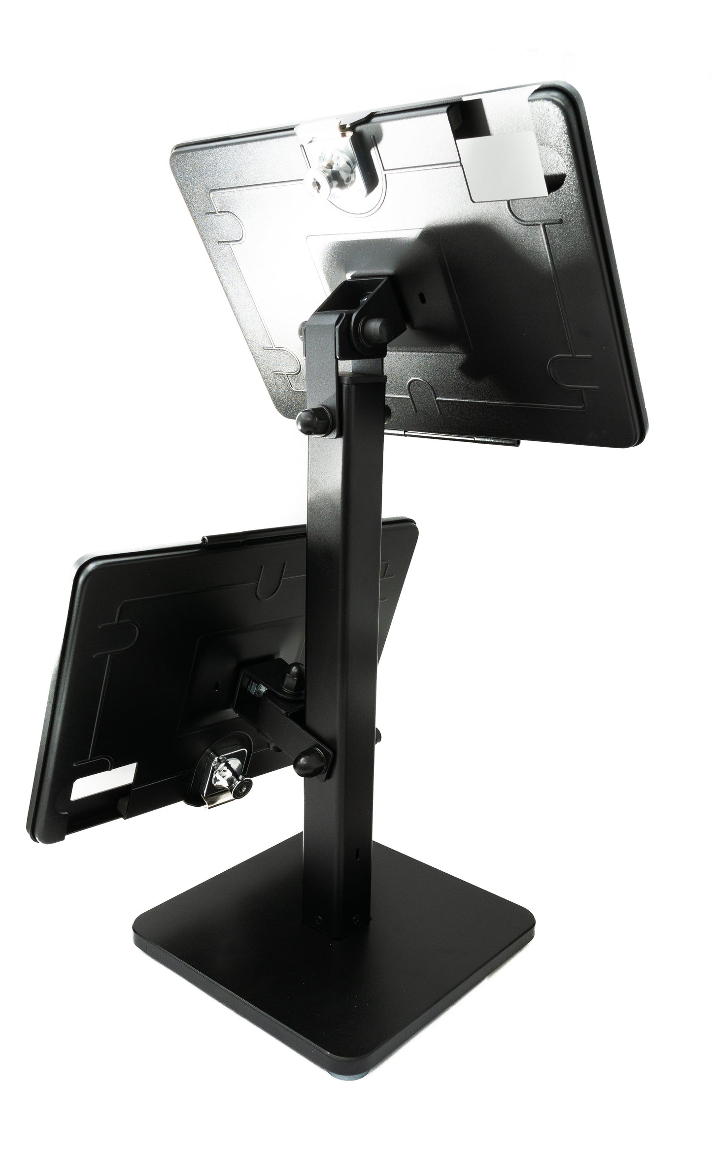 SYSTEM-S Tischständer Dual 360° drehbar 180° neigbar Halterung abschließbar für iPad 10 Pro 4 3 2 1 Air 5 4