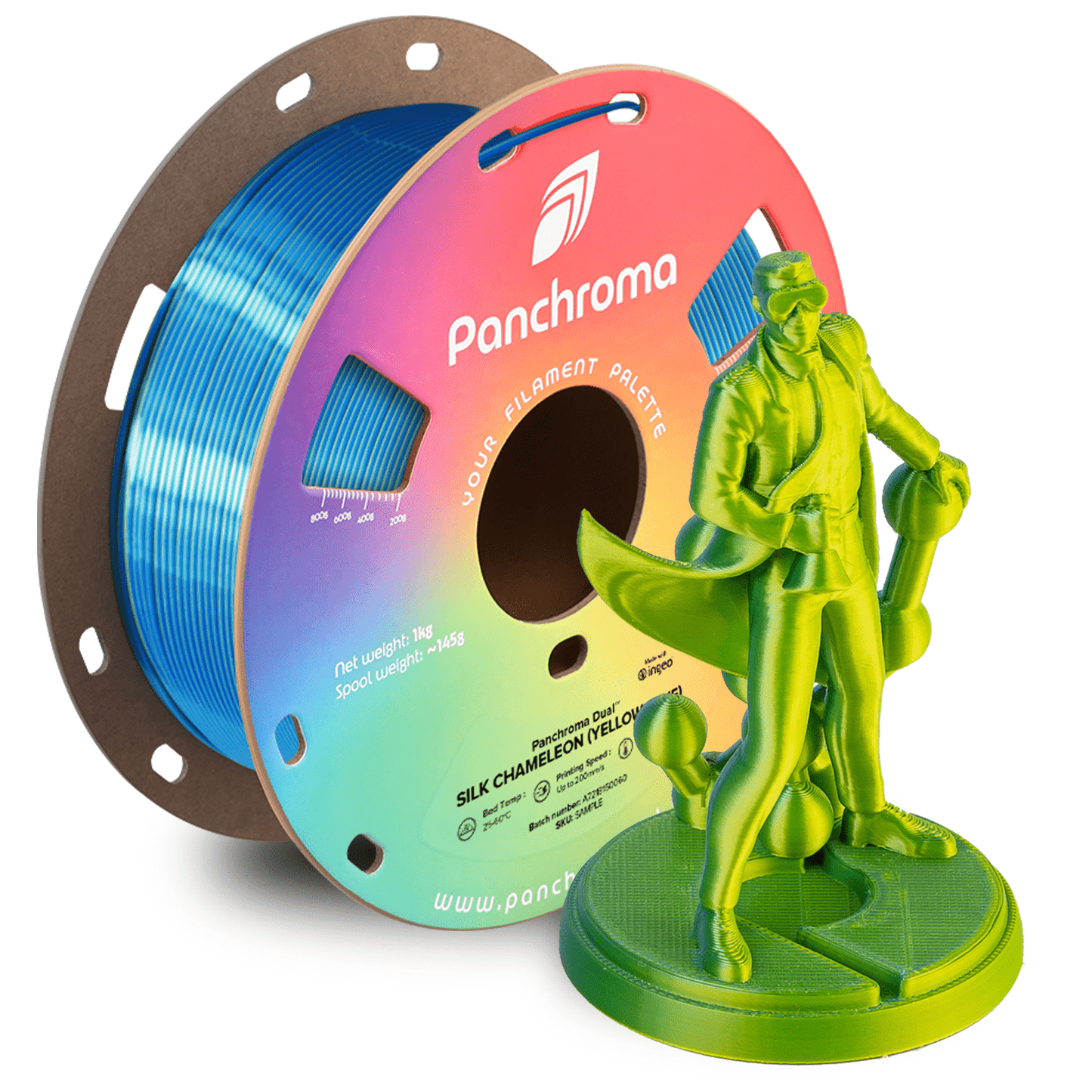Polymaker Panchroma PLA Dual Silk 1KG / 1.75mm