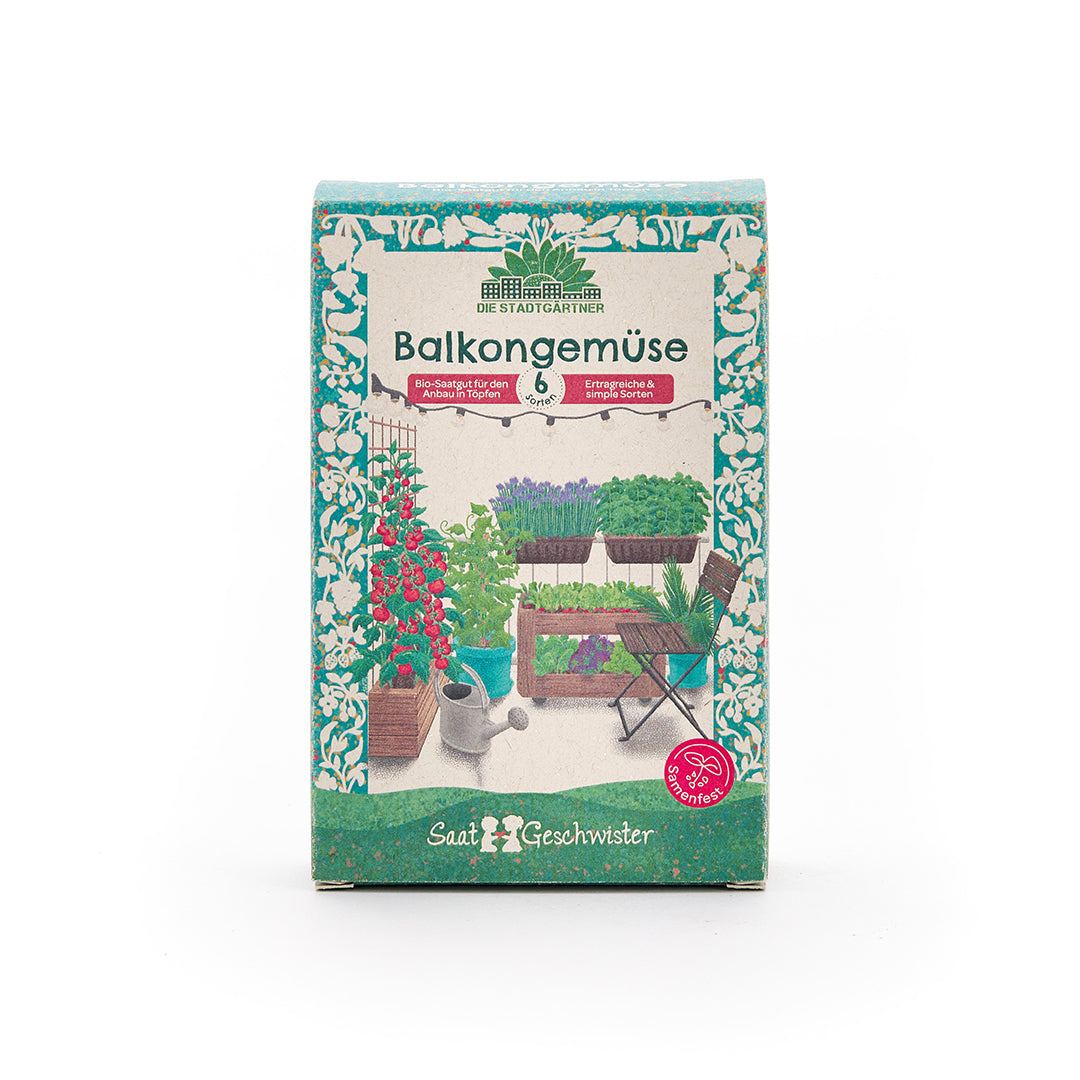 Organic seed set "Balcony vegetables"