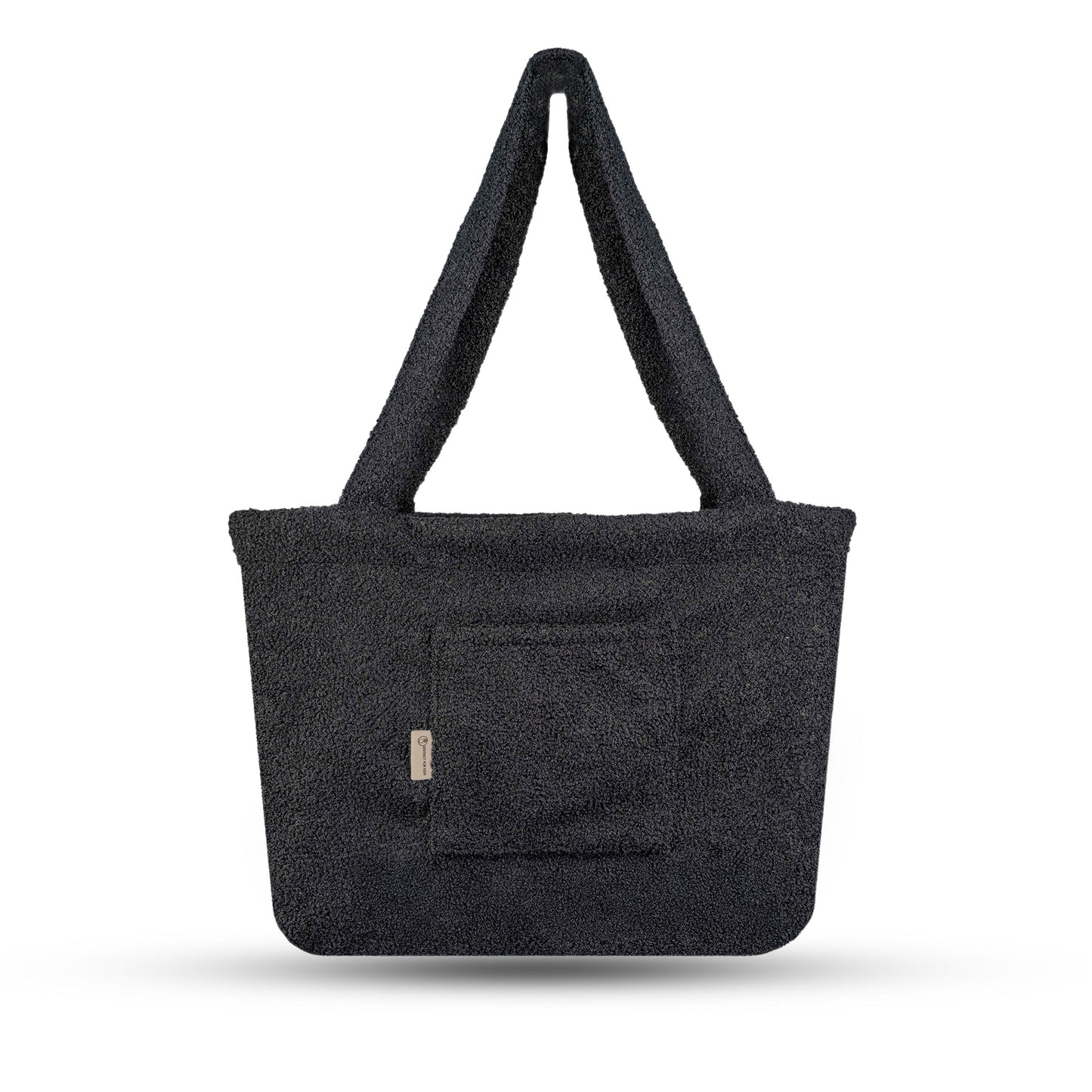 Shopper Mom Bag Boucle Teddystoff- Ideal für den Alltag, Kinderwagen, Cross Shoulder