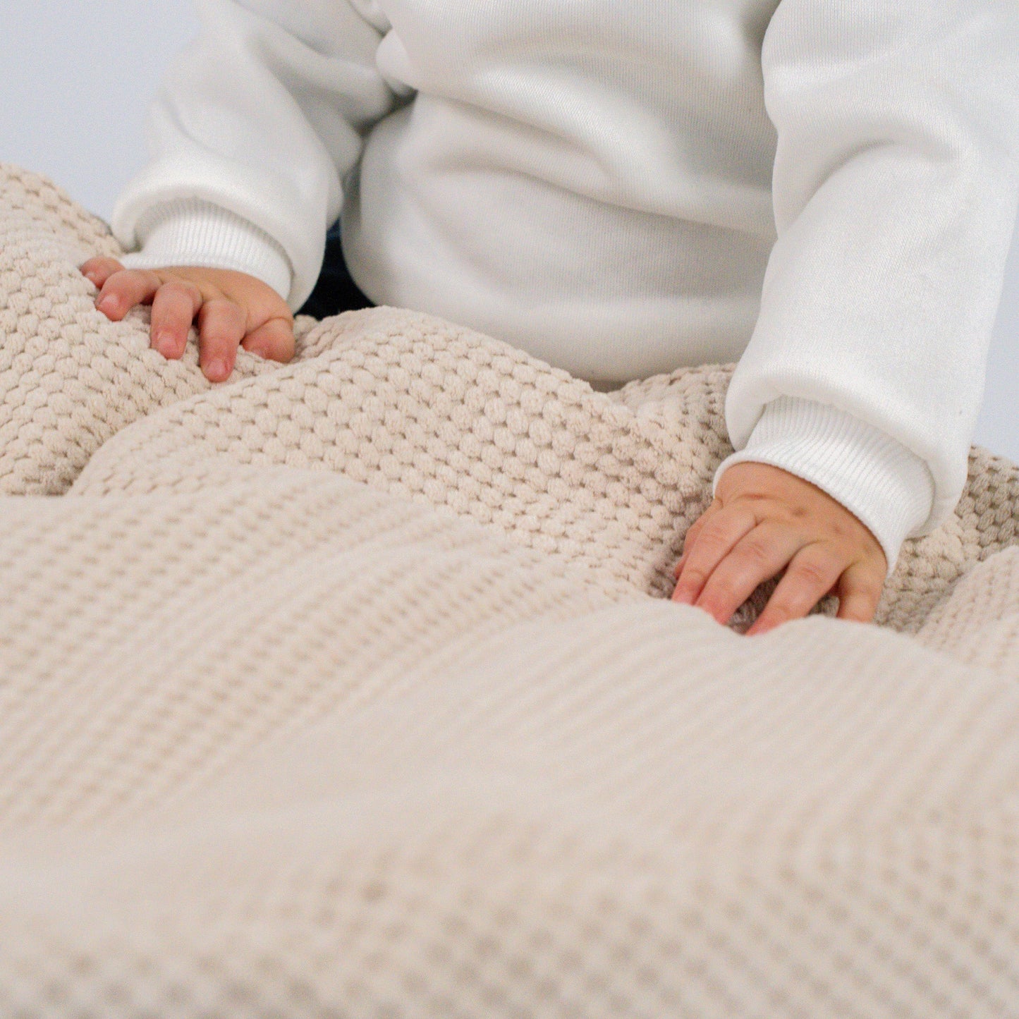 Sitzsack Waffelpique mit Stauraum | Hide and Seat by Kisu