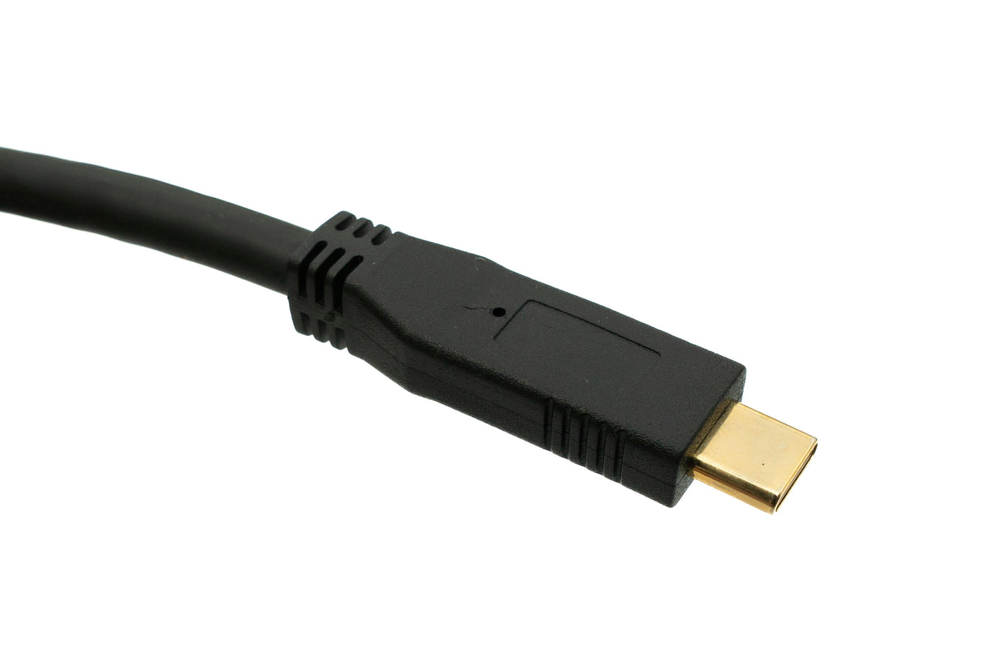 SYSTEM-S USB 3.1 Kabel 12 m Typ C Stecker zu 3.0 A Stecker Repeater 5 Gbit/s 100W in Schwarz