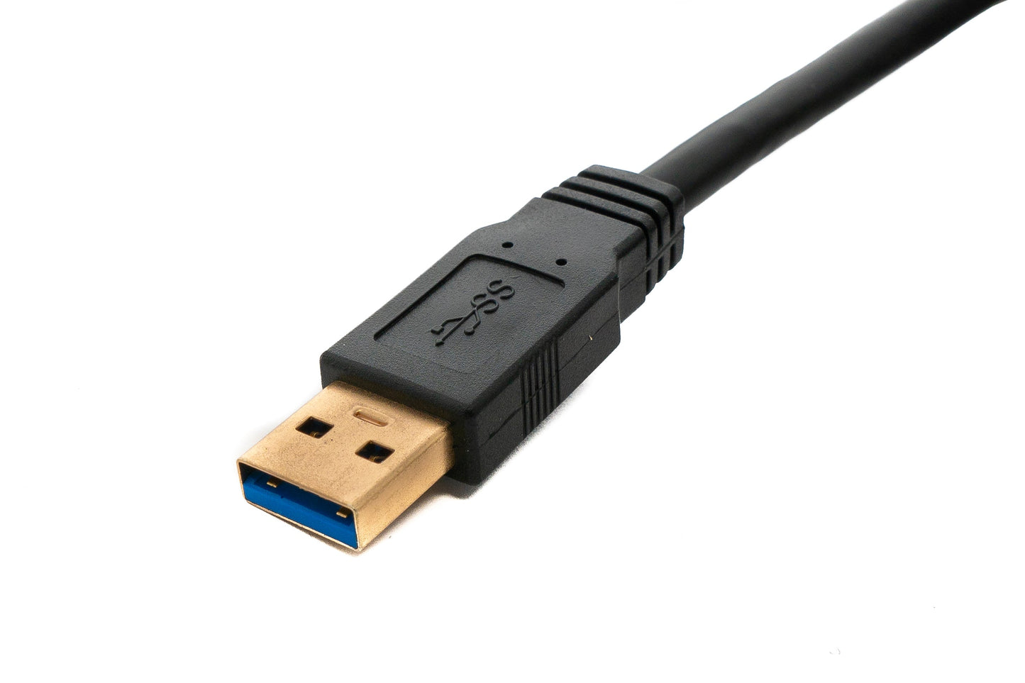 SYSTEM-S USB 3.1 Kabel 8 m Typ C Stecker zu 3.0 A Stecker 5 Gbit/s 100W in Schwarz