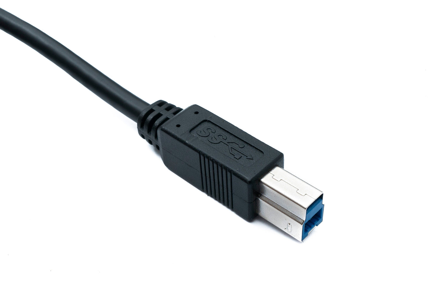 SYSTEM-S USB 3.0 cable 3 m type B male to A male 5 Gbit/s 100W in black