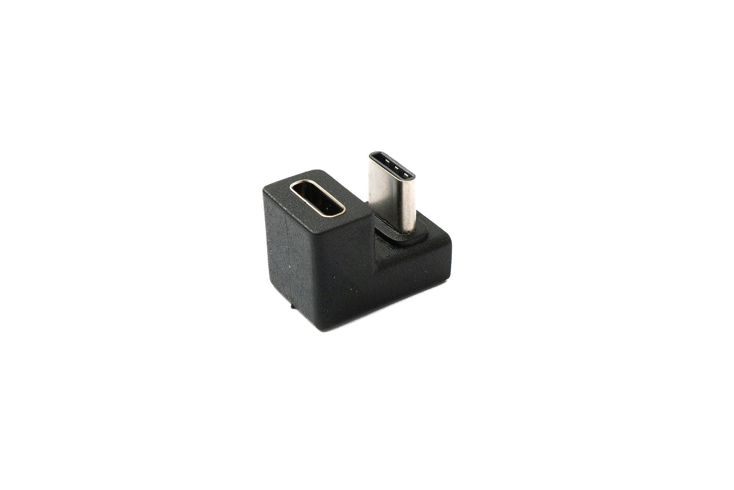 SYSTEM-S USB 3.1 Adapter Typ C Stecker zu Buchse U Turn 180° Winkel Kabel 5 Gbit/s 100W