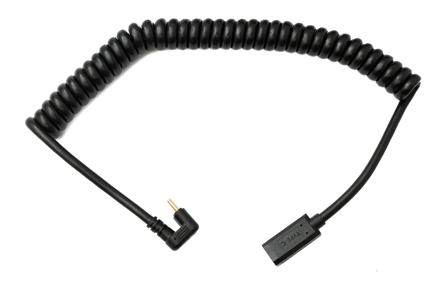 SYSTEM-S USB 3.1 Typ C Kabel 180 cm Stecker zu Buchse 5 Gbit/s Spirale U Turn 180° Winkel