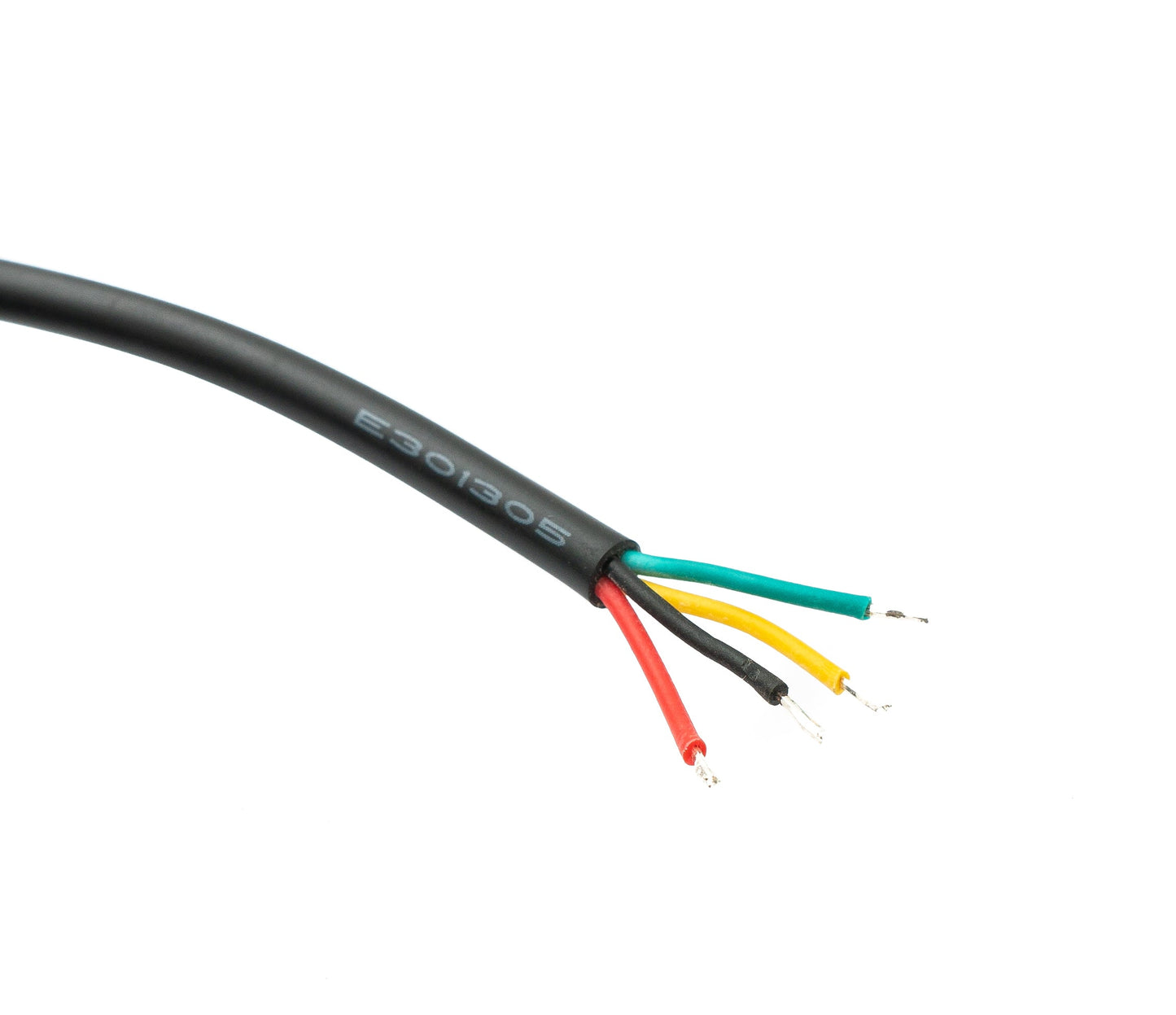 PCsensor USB 2.0 Kabel 2 m Typ A zu 4 Pin Pigtail Draht in Schwarz
