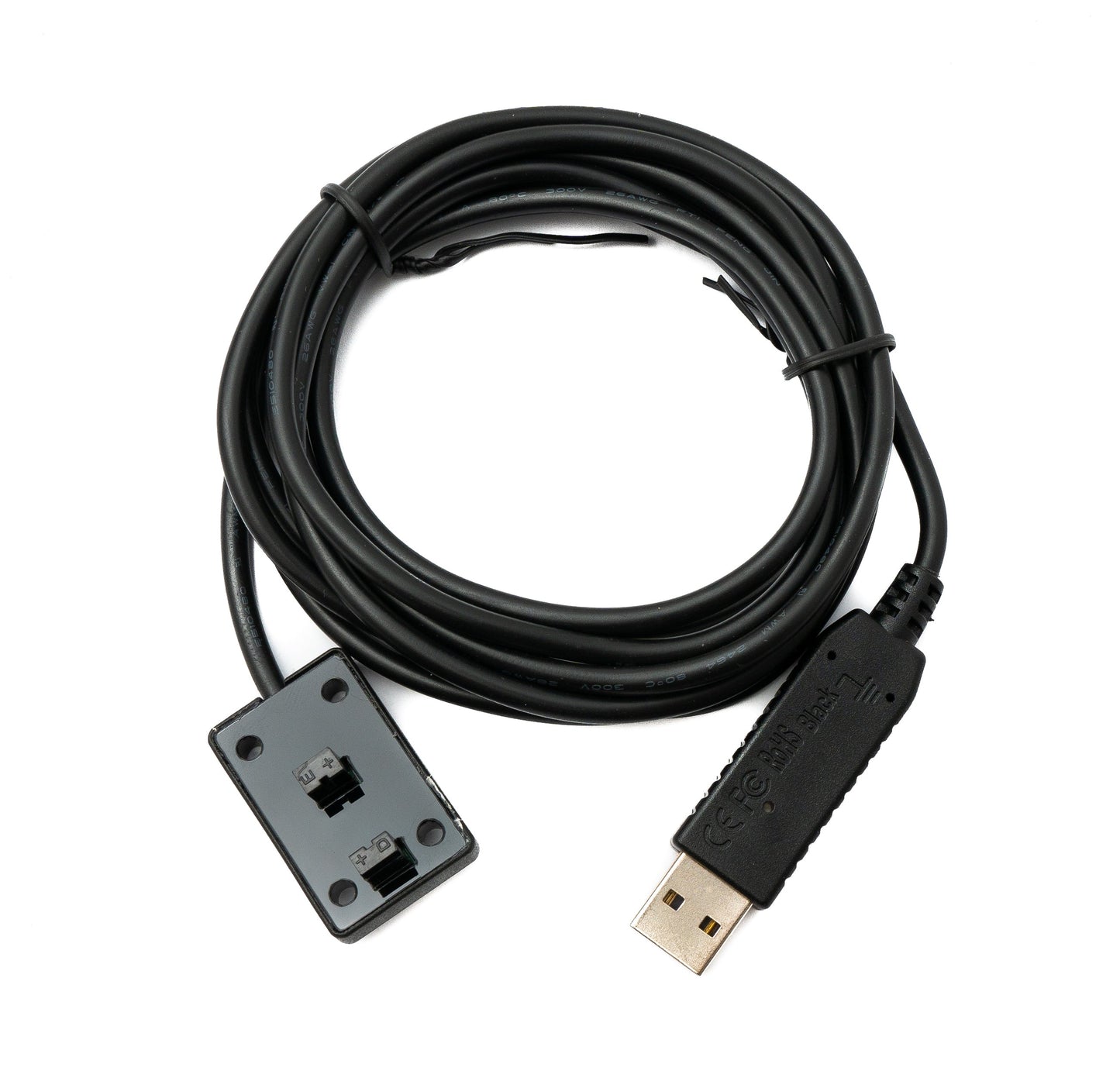 PCsensor USB 2.0 Kabel 2 m Typ A Stecker zu Photoelektrischer Infrarot Licht Schranke Sensor in Schwarz