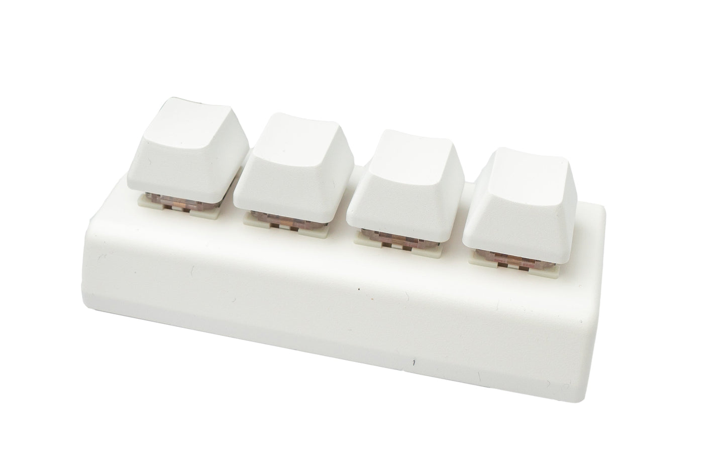 PCsensor USB HID Mini Keypad 4 Tasten programmierbar mechanisch RGB LED PC Hotkeys Weiß für osu!