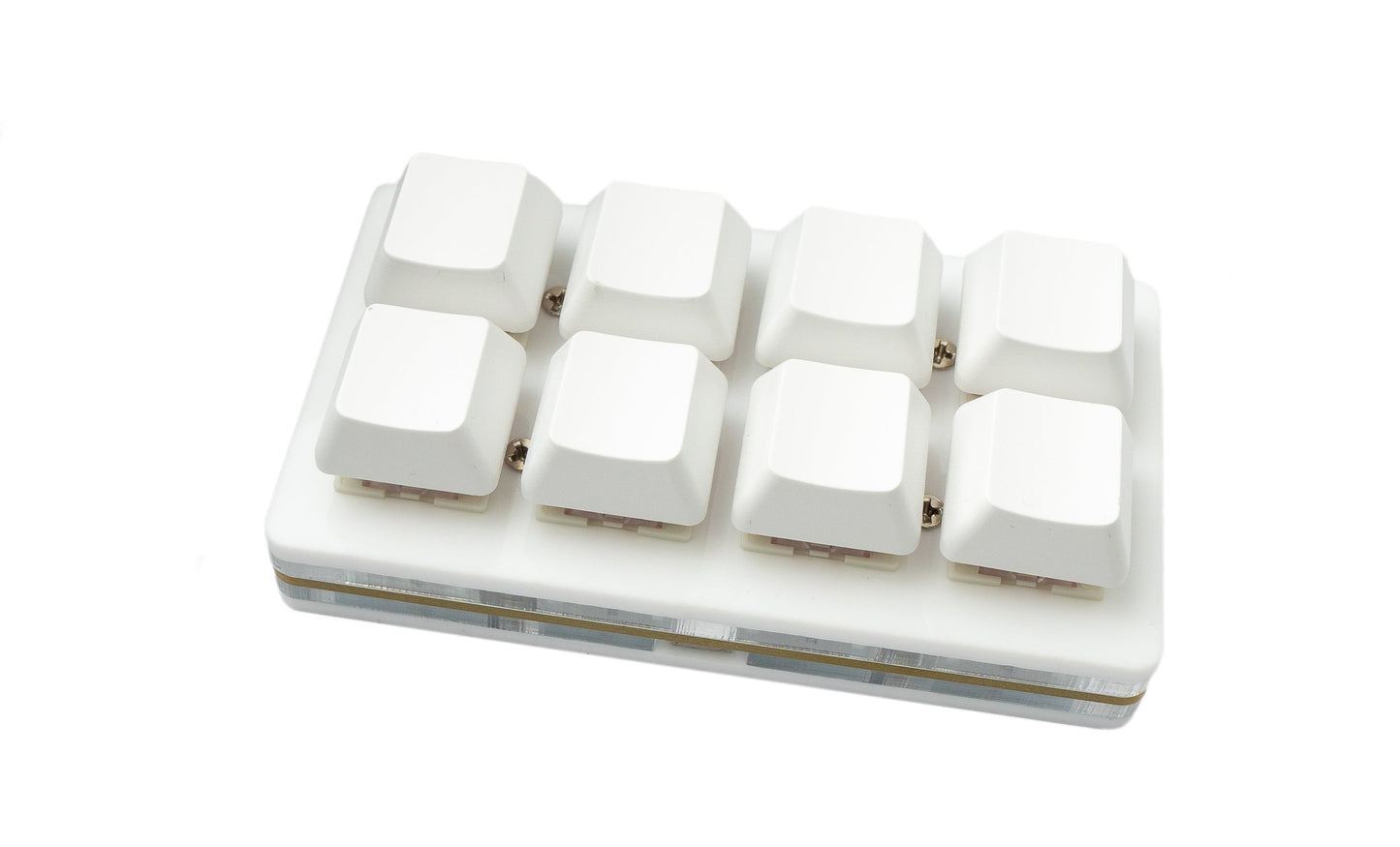 PCsensor USB HID Mini Keypad 8 keys programmable mechanical RGB LED PC hotkeys white for osu!