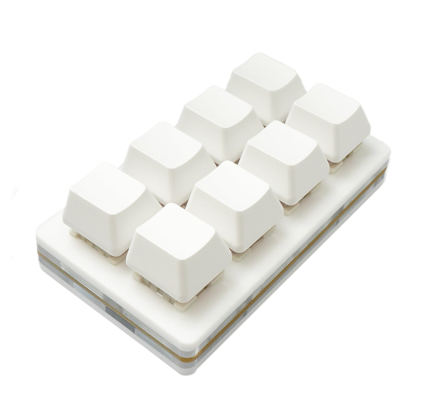 PCsensor USB HID Mini Keypad 8 keys programmable mechanical RGB LED PC hotkeys white for osu!